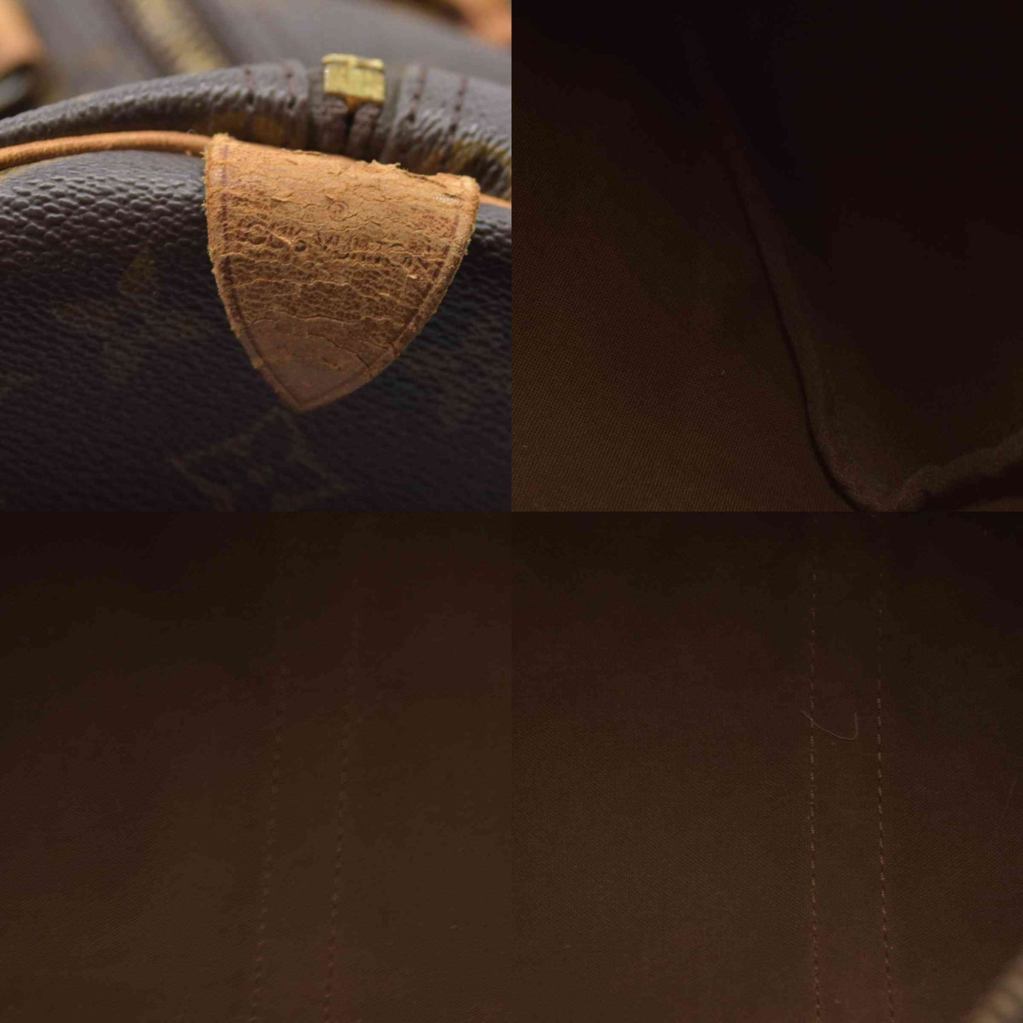 $1420 1991 Louis Vuitton Monogram Duffle Boston Bag Keepall 45 SP0911