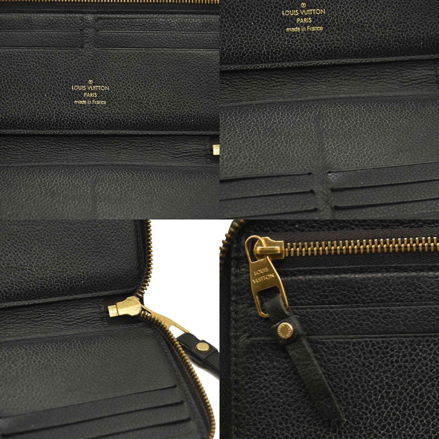 Louis Vuitton  Empreinte Zippy Wallet Black SP0151