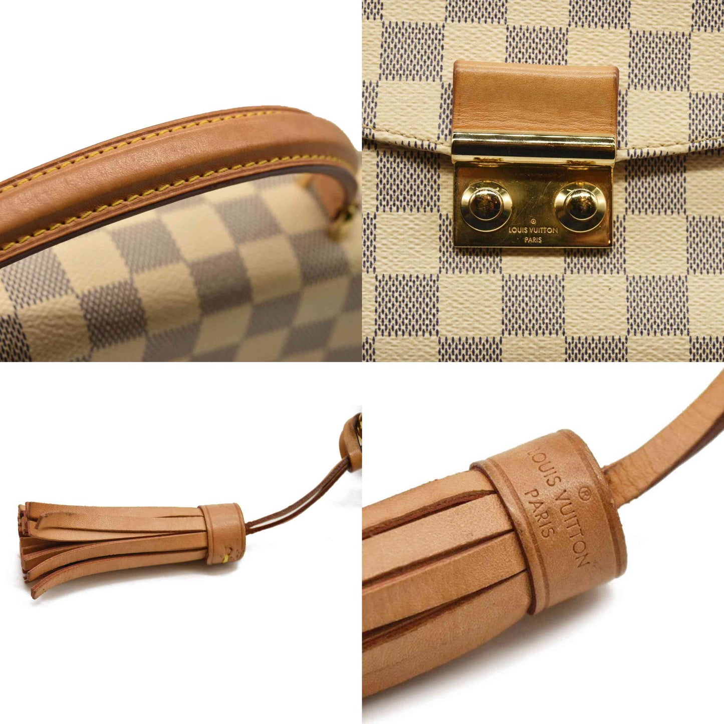 LOUIS VUITTON Damier Azur Croisette TR0188