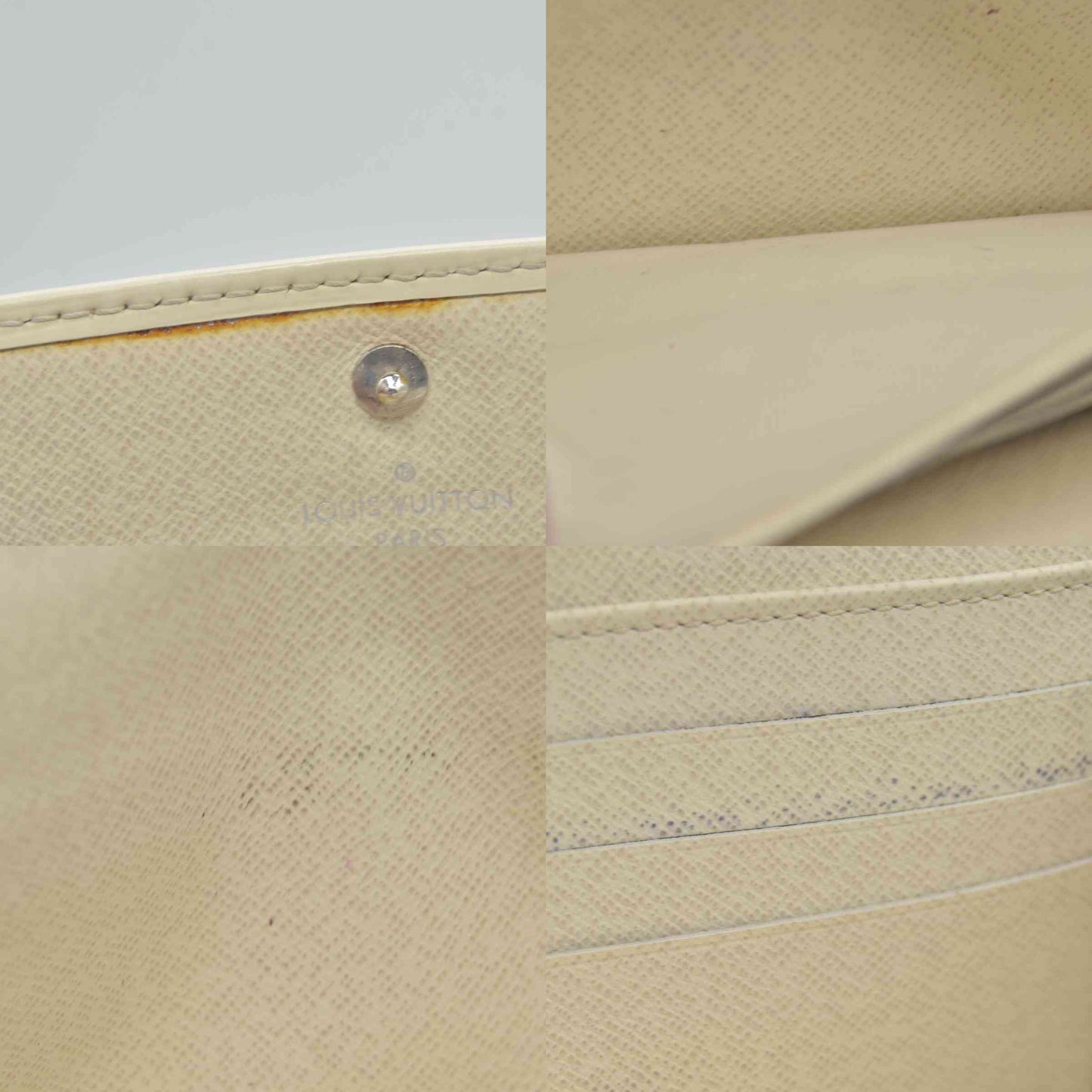 Louis Vuitton Epi Sarah Wallet Ivory CONSIGNMENT