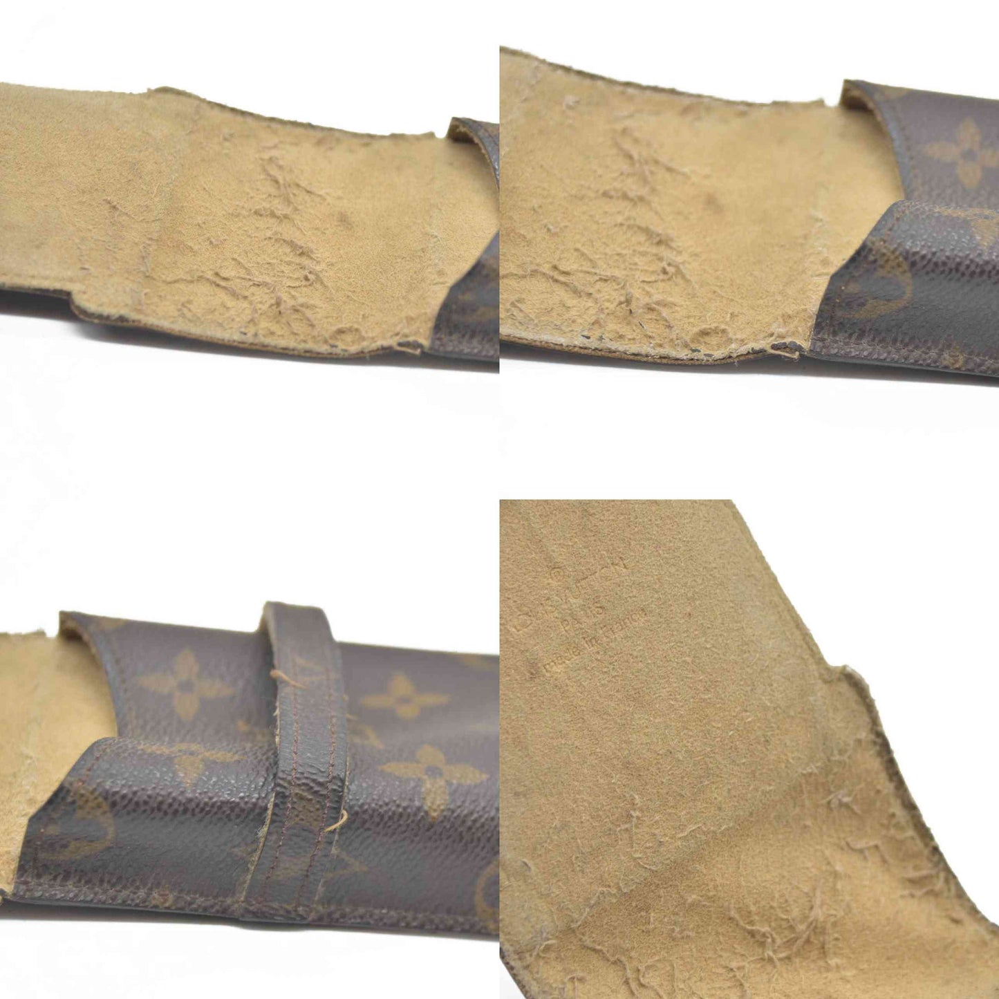 LOUIS VUITTON Monogram Etui Lunette Rabat Glasses Case SN0011