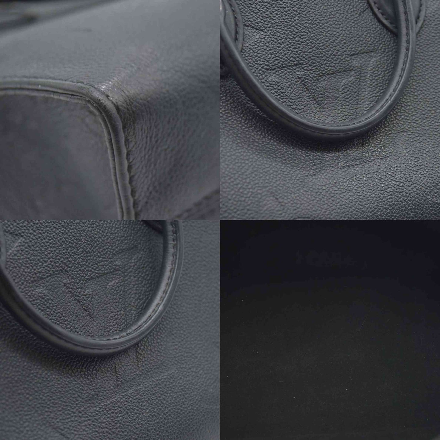 AUCTION $3350 Louis Vuitton  Empreinte Monogram Giant Onthego BB Black