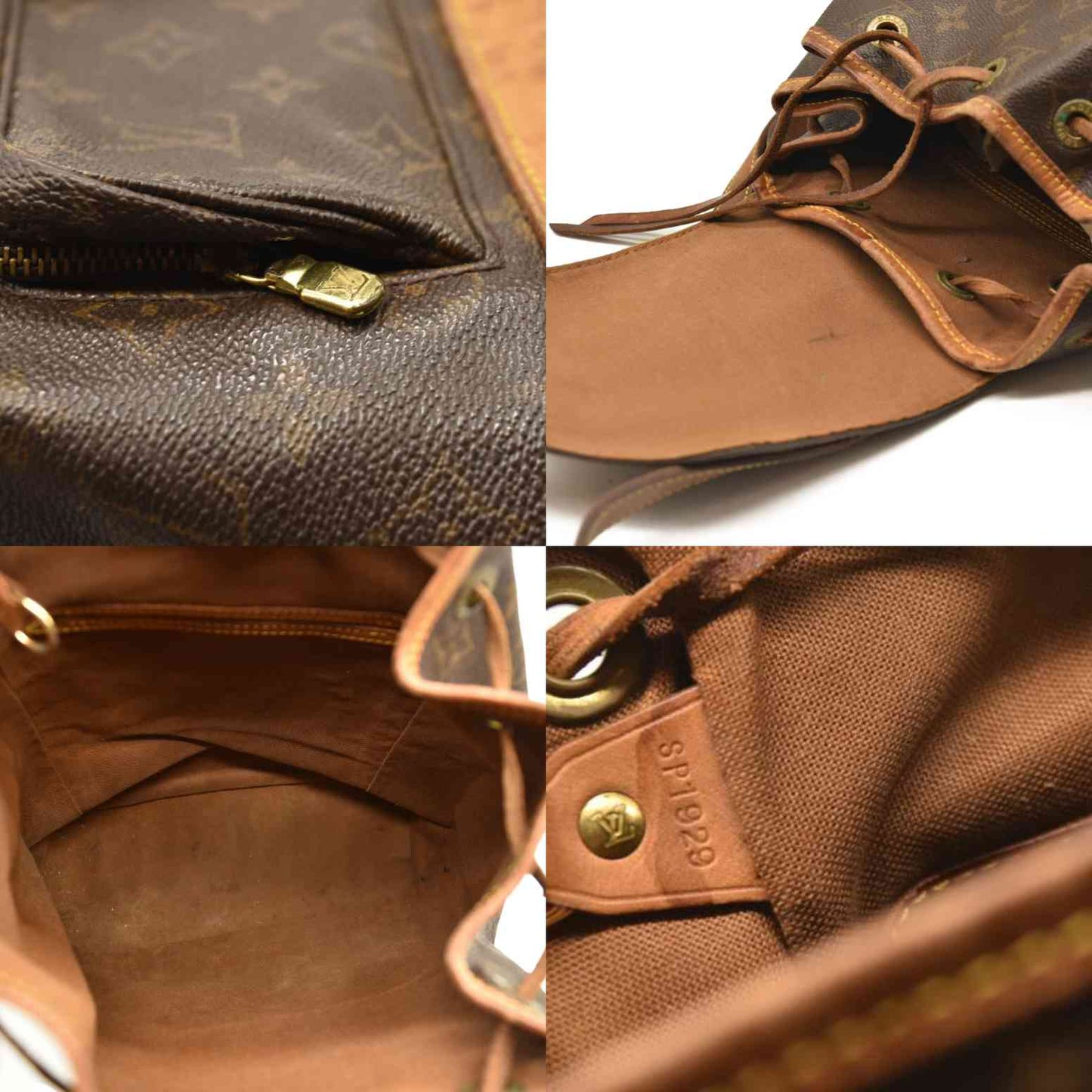 LOUIS VUITTON Monogram Montsouris MM Backpack SP1929