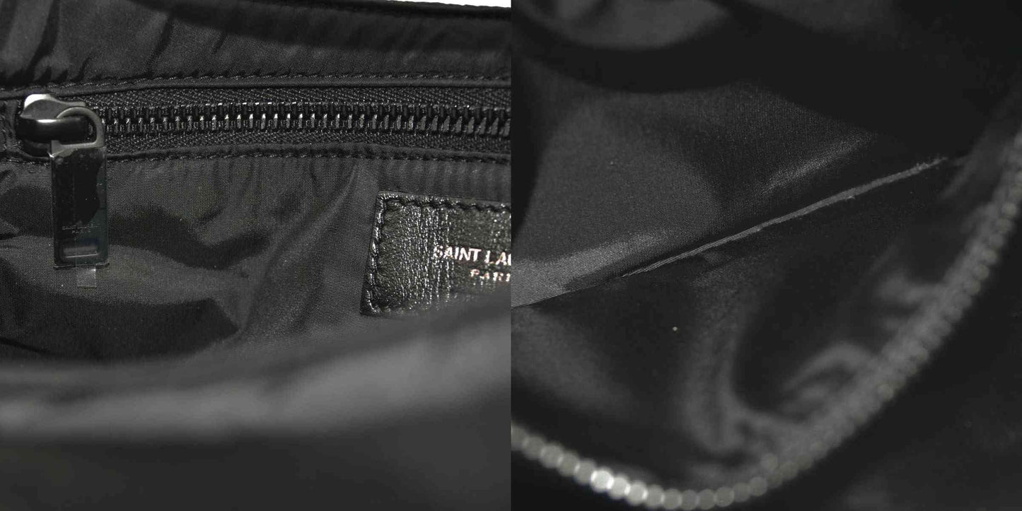 SAINT LAURENT  Econyl Nylon Le 5 A 7 Hobo Black