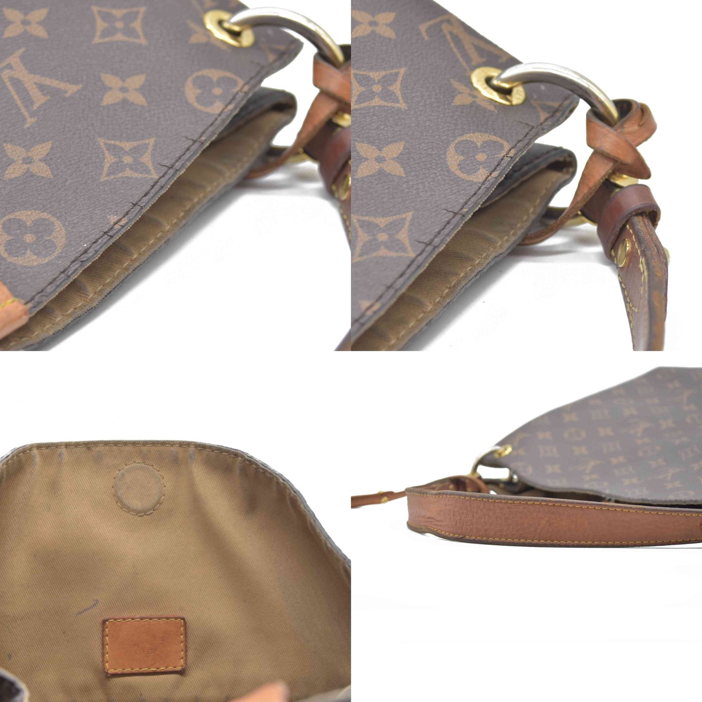 AUCTION $1890 Louis Vuitton  Monogram Graceful PM RFID WELL WORN