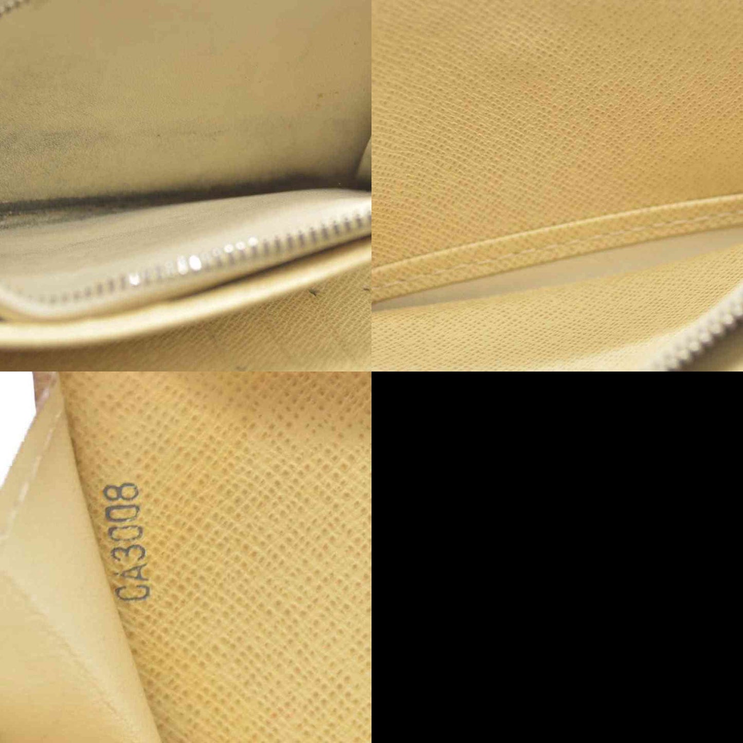 $610 Louis Vuitton Damier Azur Alexandra Trifold Wallet CA3008