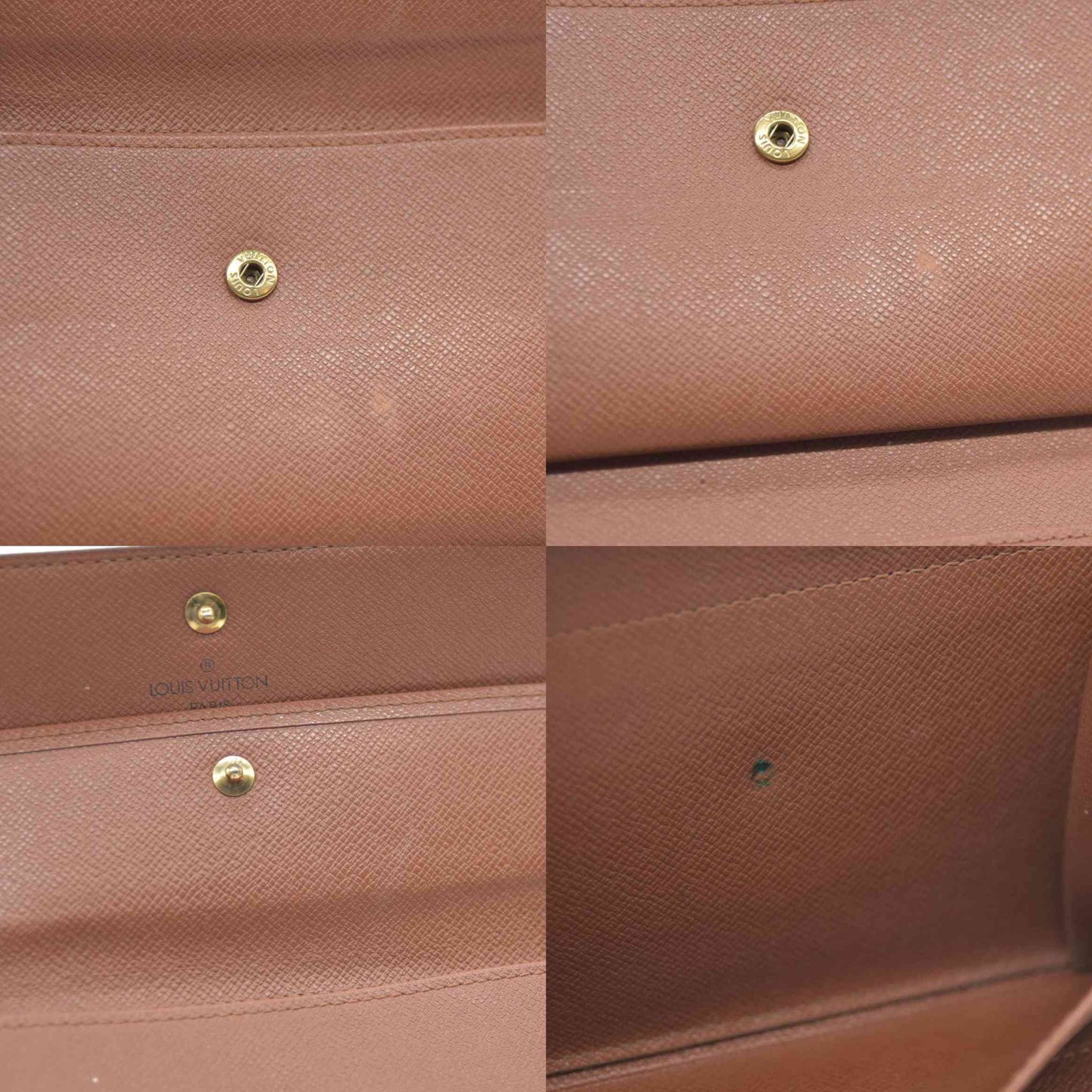 Louis Vuitton Monogram Porte Tresor Etui Papiers Wallet SP1909