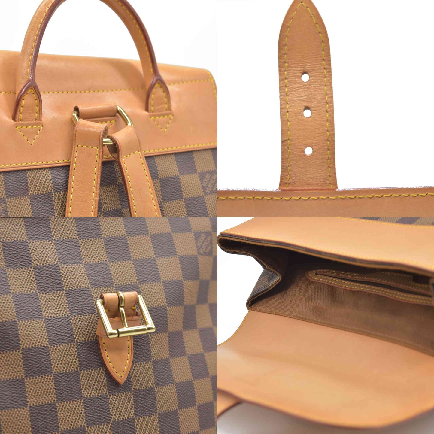 CONSIGNMENT AUCTION $2710 Louis Vuitton Arlequin Soho Damier Ebene Canvas Backpack