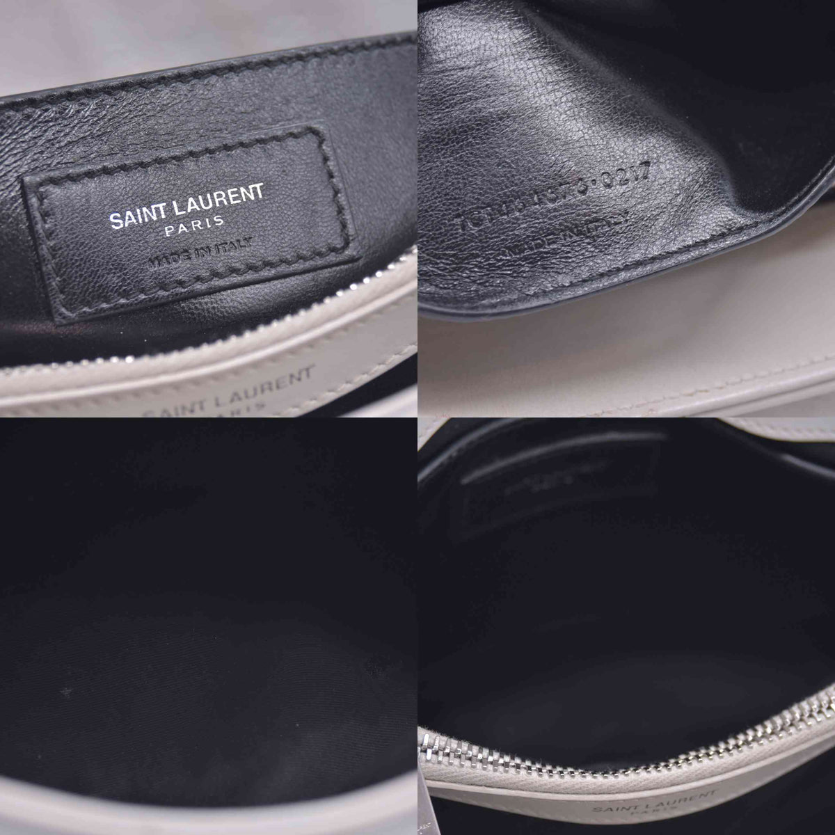 $2730 Saint Laurent Small Loulou Shoulder Bag White 10021139