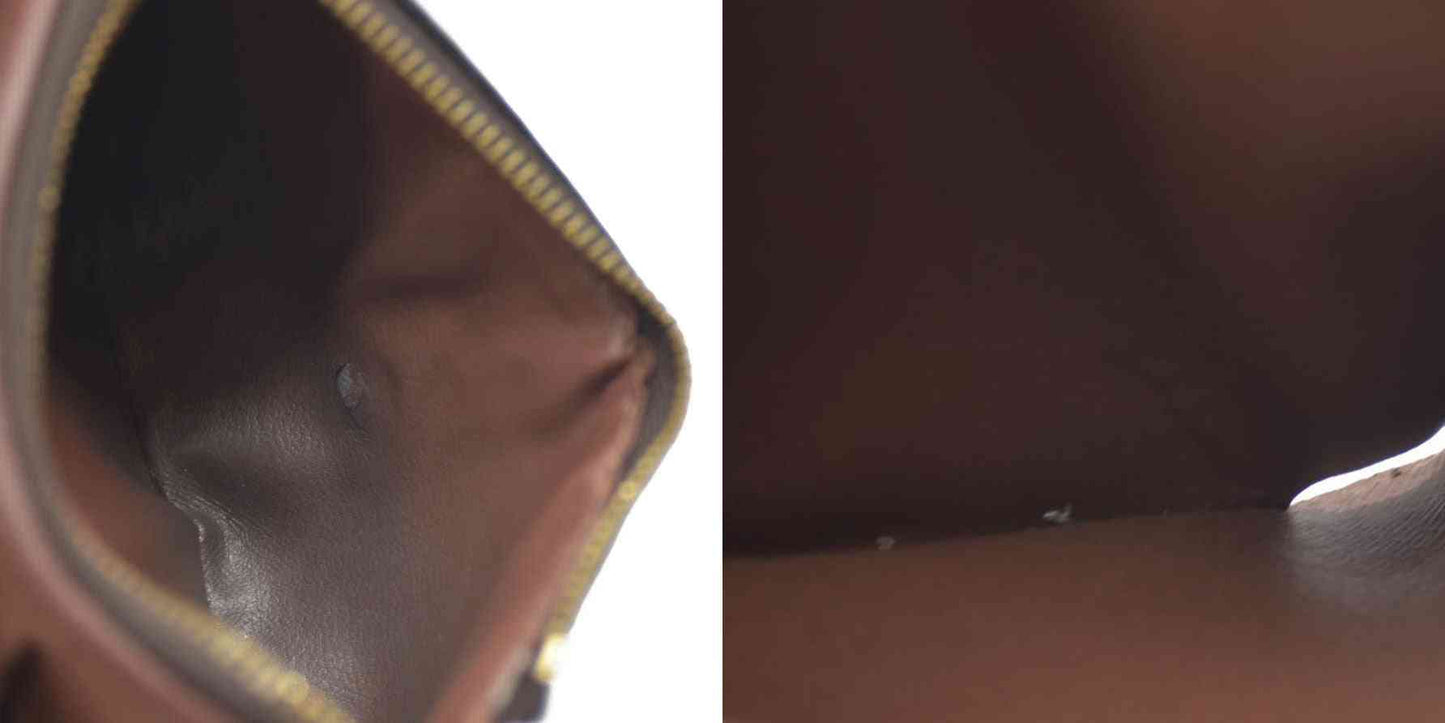 Louis Vuitton Monogram Portefeuille Victorine Trifold Wallet Brown