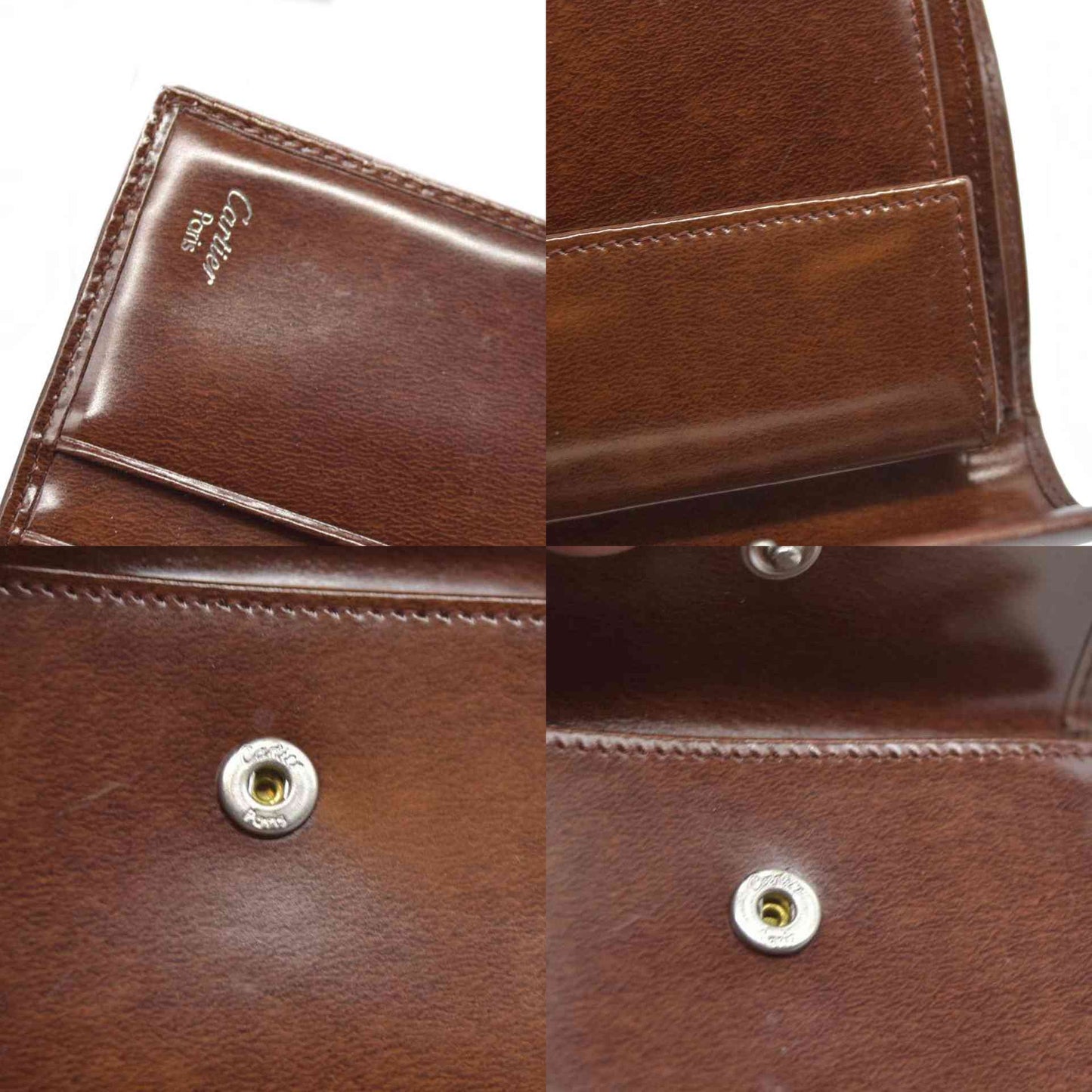 Cartier Leather Compact Wallet