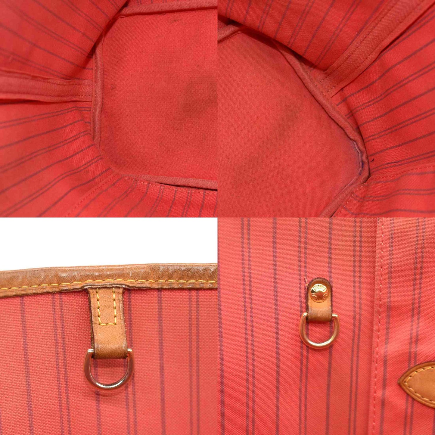 LOUIS VUITTON Monogram V Neverfull MM Grenade