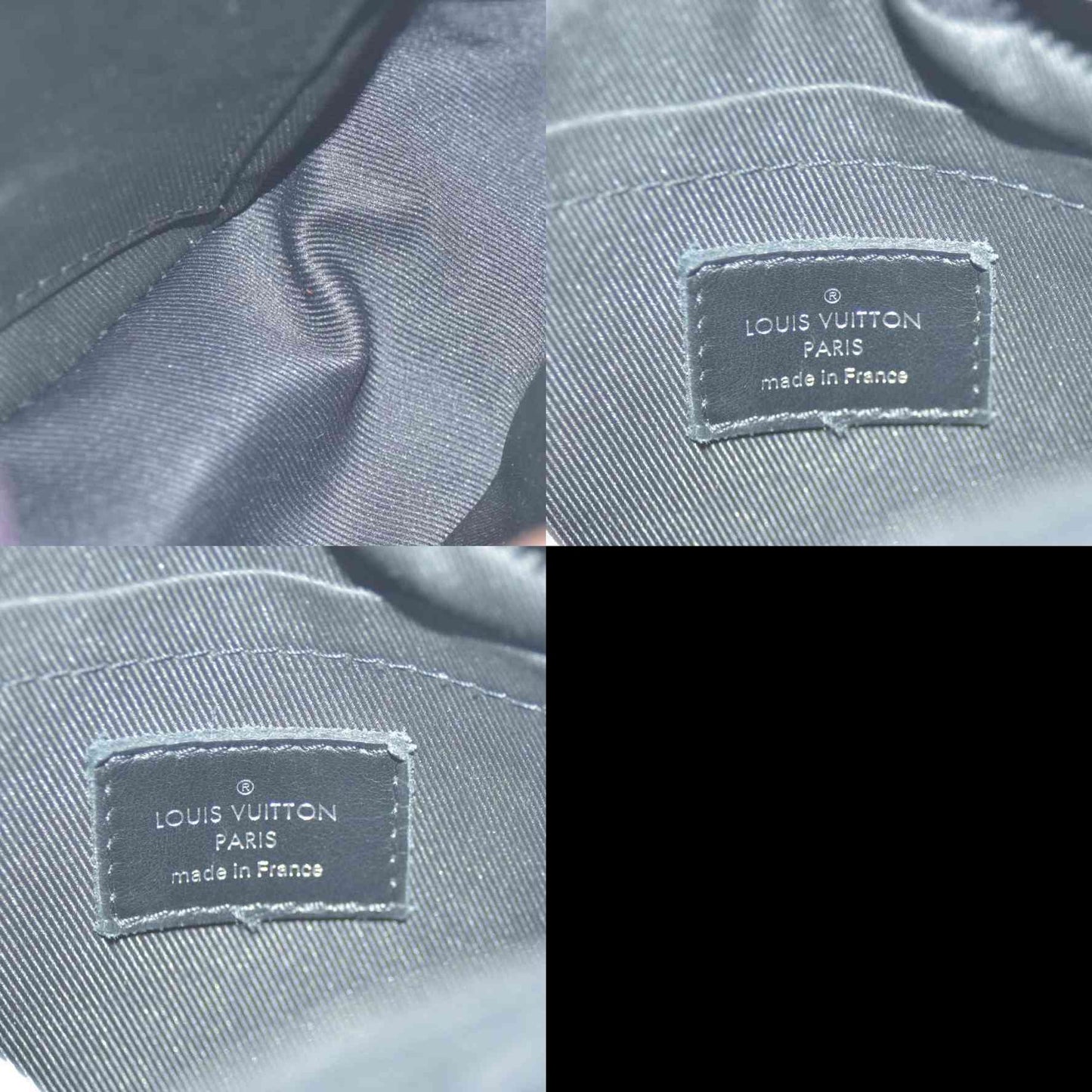 Louis Vuitton LV Shoulder Bag Soft trunk Black Monogram Eclipse MB4129