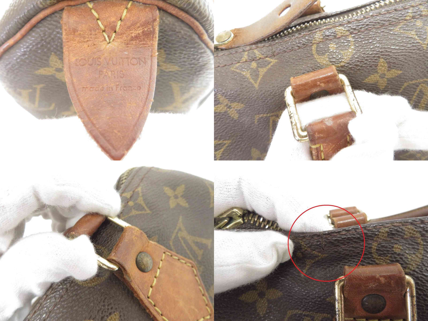 Louis Vuitton Speedy 25 Handbag Monogram Brown SP1928