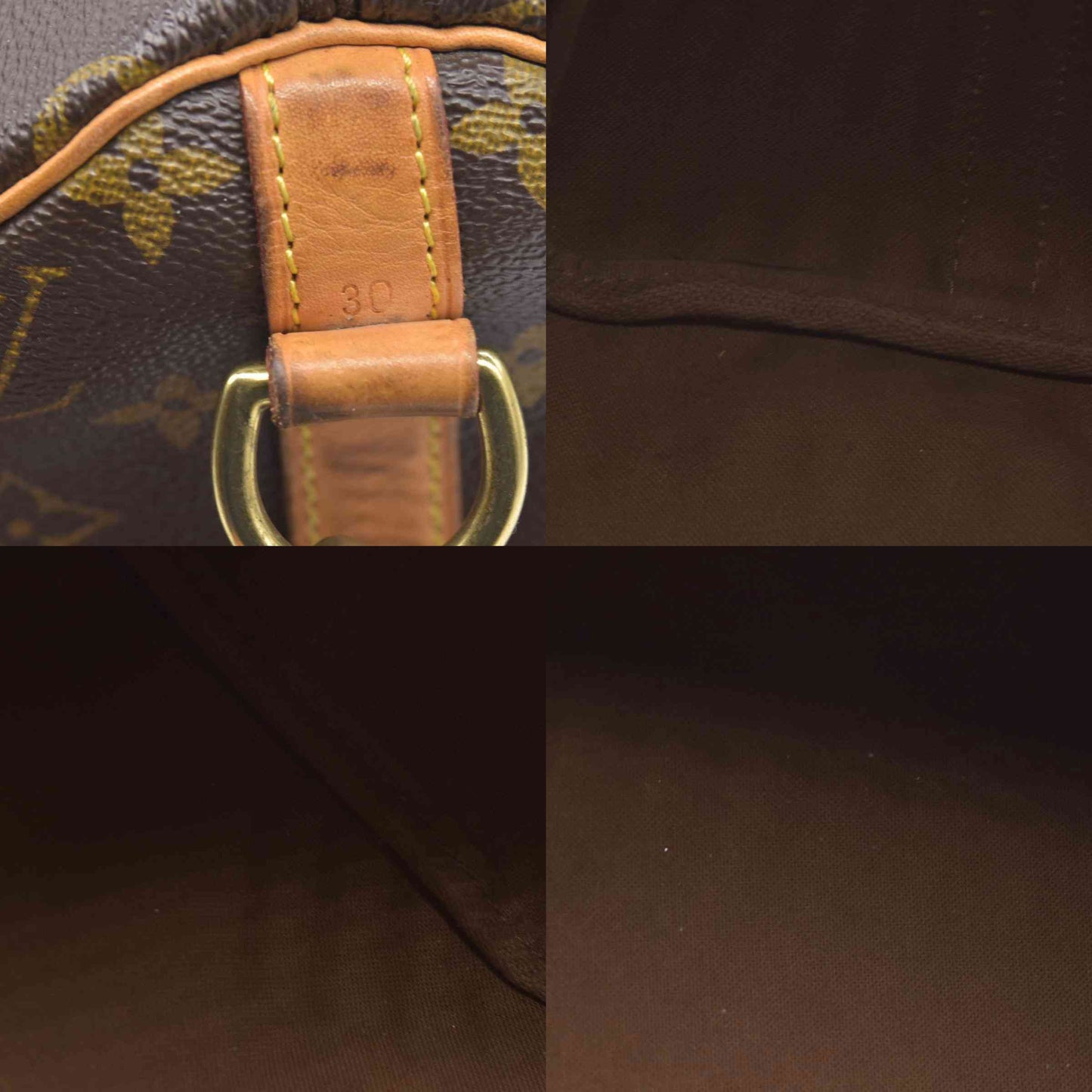 $1980 Louis Vuitton Monogram Speedy Bandouliere 30 SD2155