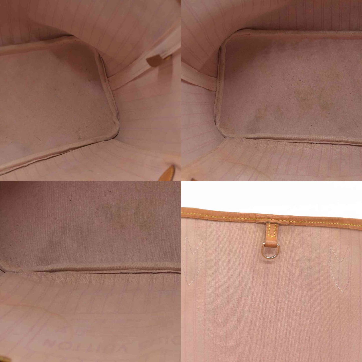 $2170 Louis Vuitton Damier Azur Neverfull MM SD4197 2017