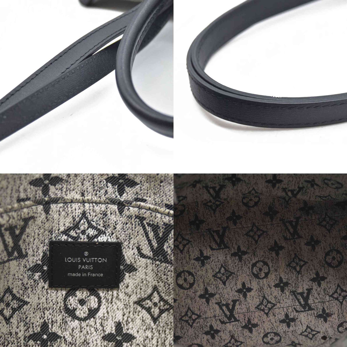Louis Vuitton  Monogram Jacquard Denim Onthego MM Black