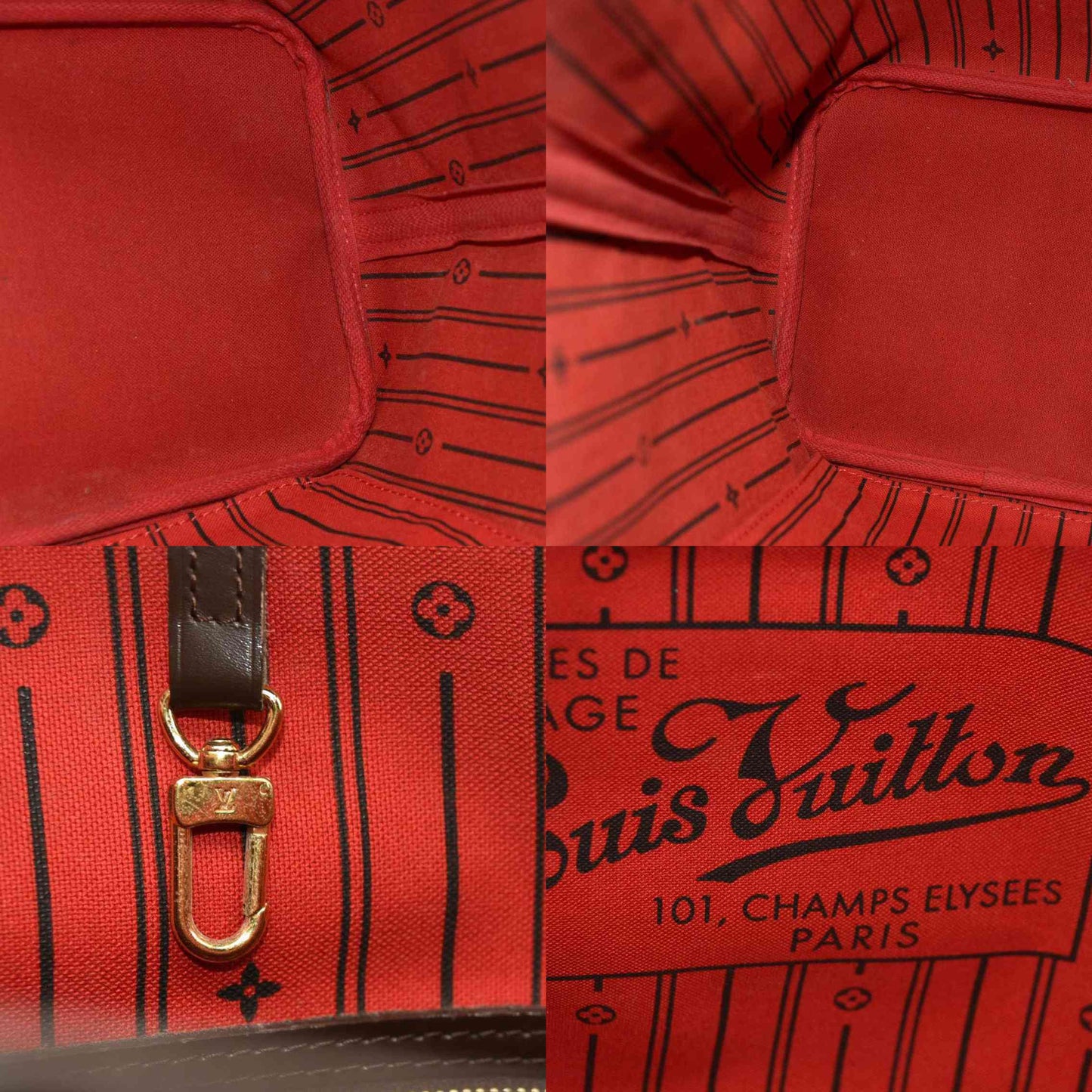 LOUIS VUITTON Damier Ebene Neverfull MM SP005