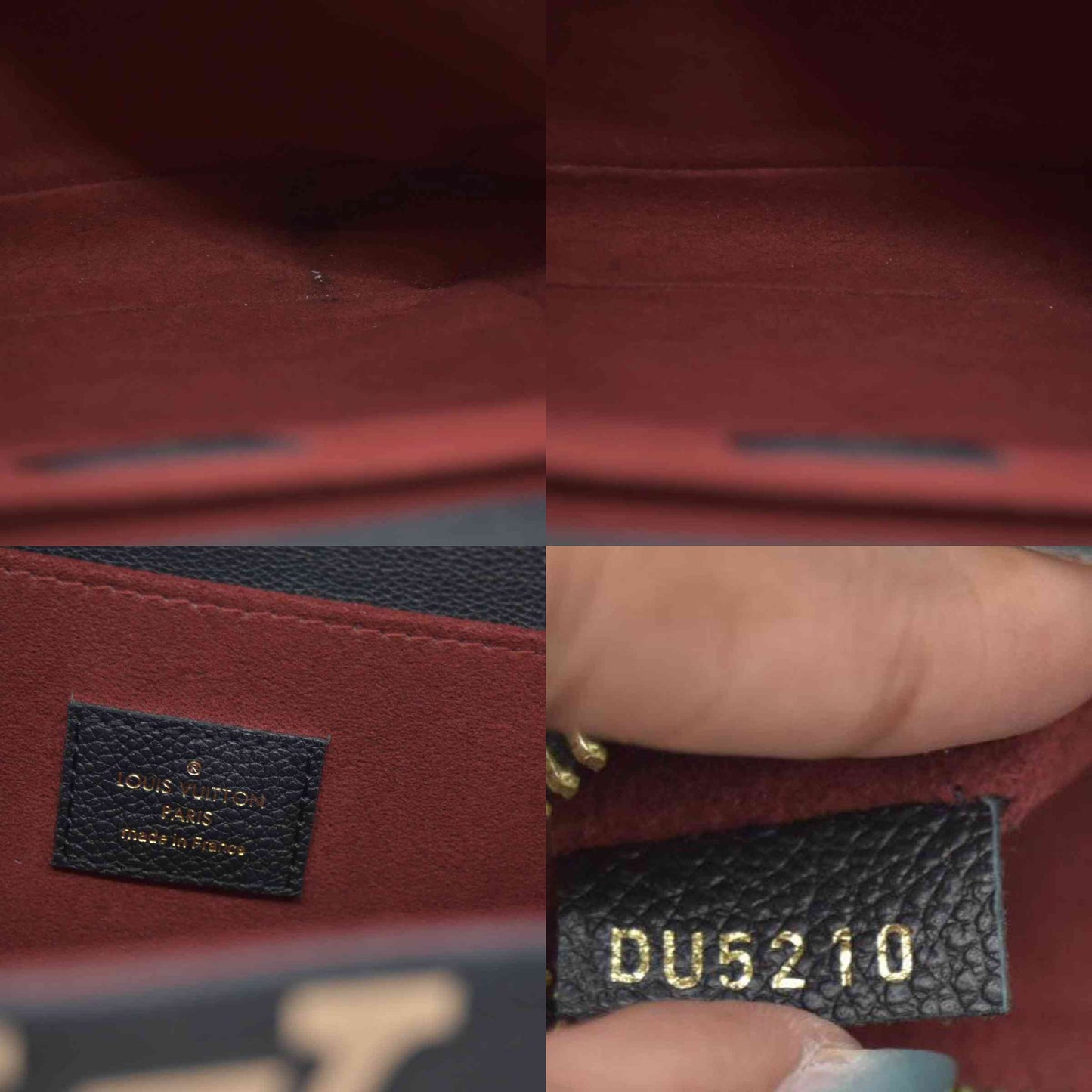 $3300 Louis Vuitton BiColor Pochette Metis Black Cream