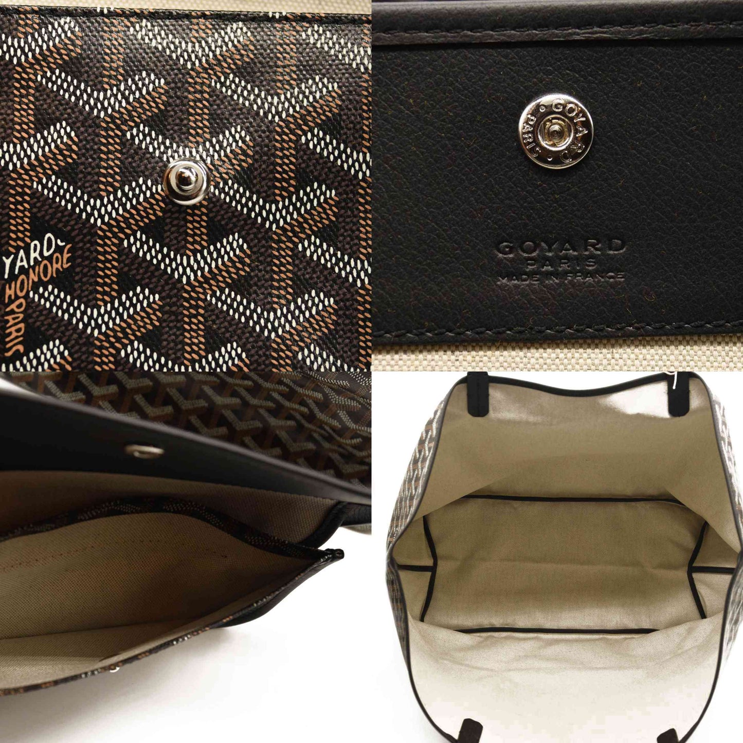 NEW GOYARD Goyardine Saint Louis GM Black