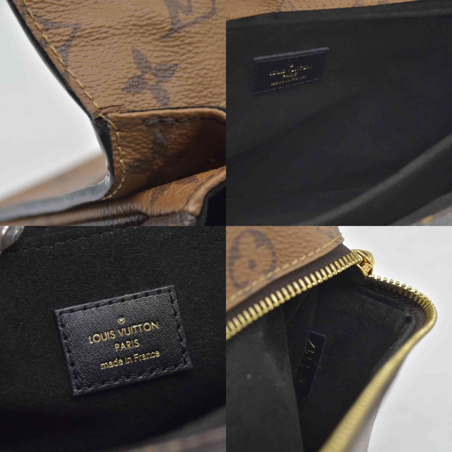 $2790 2017 Louis Vuitton Reverse Monogrm Giant Pochette Metis DR1117