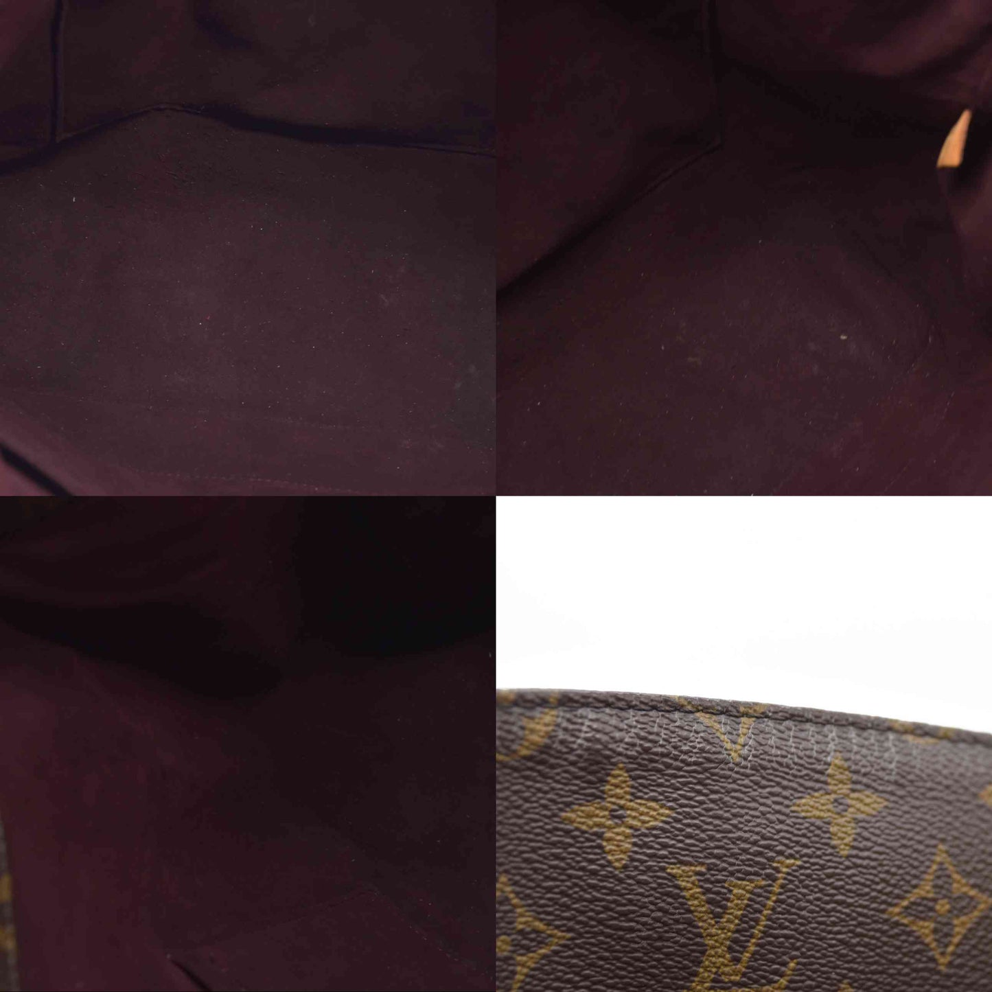 $1960 Louis Vuitton Melie Brown Monogram Canvas Shoulder Bag Hobo Satchel 2017 SD3117
