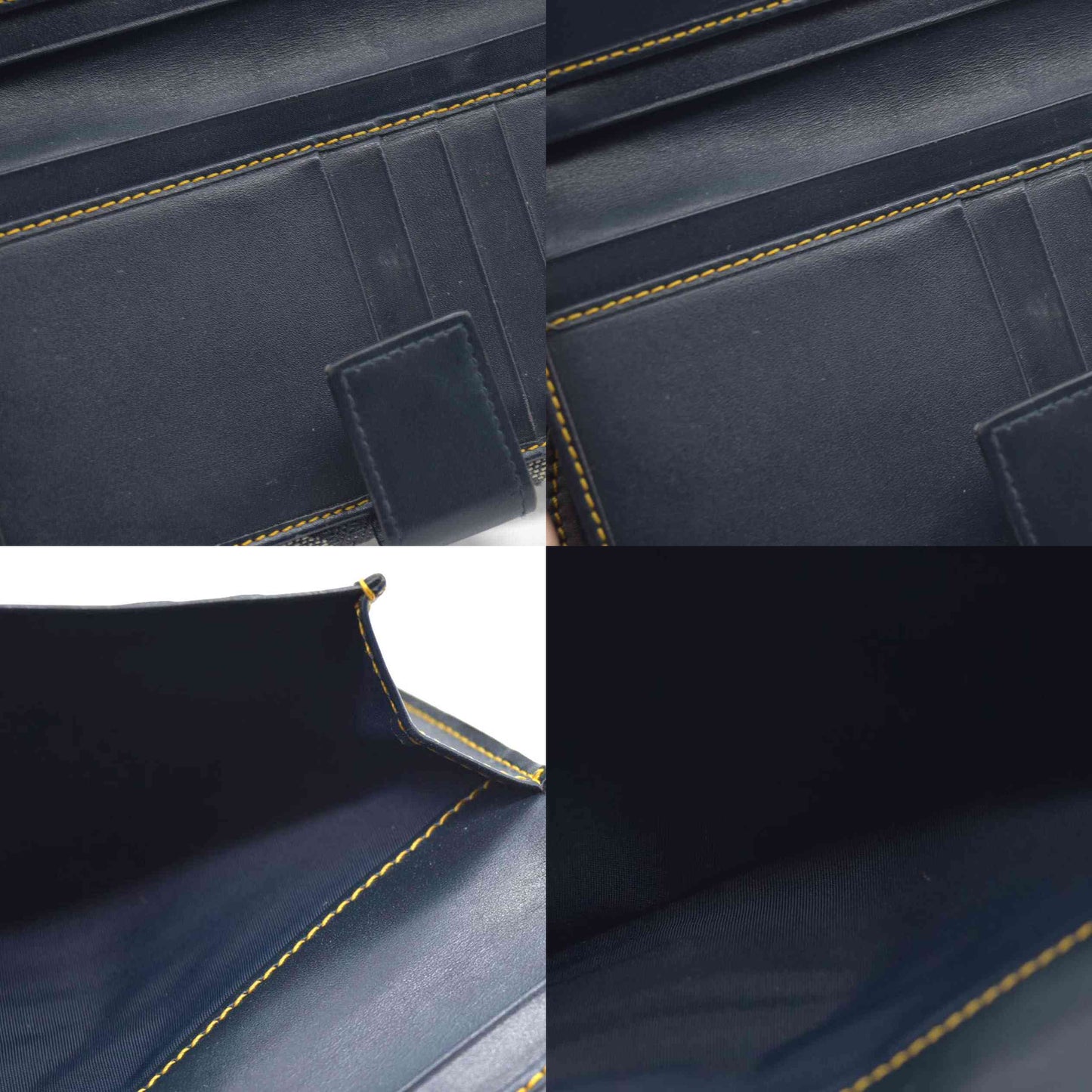 $680 Christian Dior Monogram Saddle Wallet Navy CONSIGNMENT