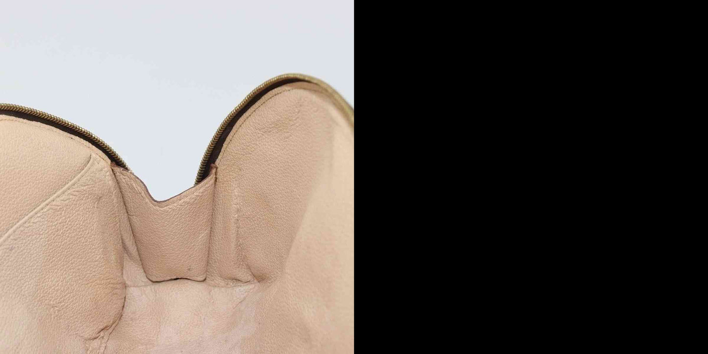 $620 2002 LOUIS VUITTON Monogram Trousse Demi Ronde TH0092