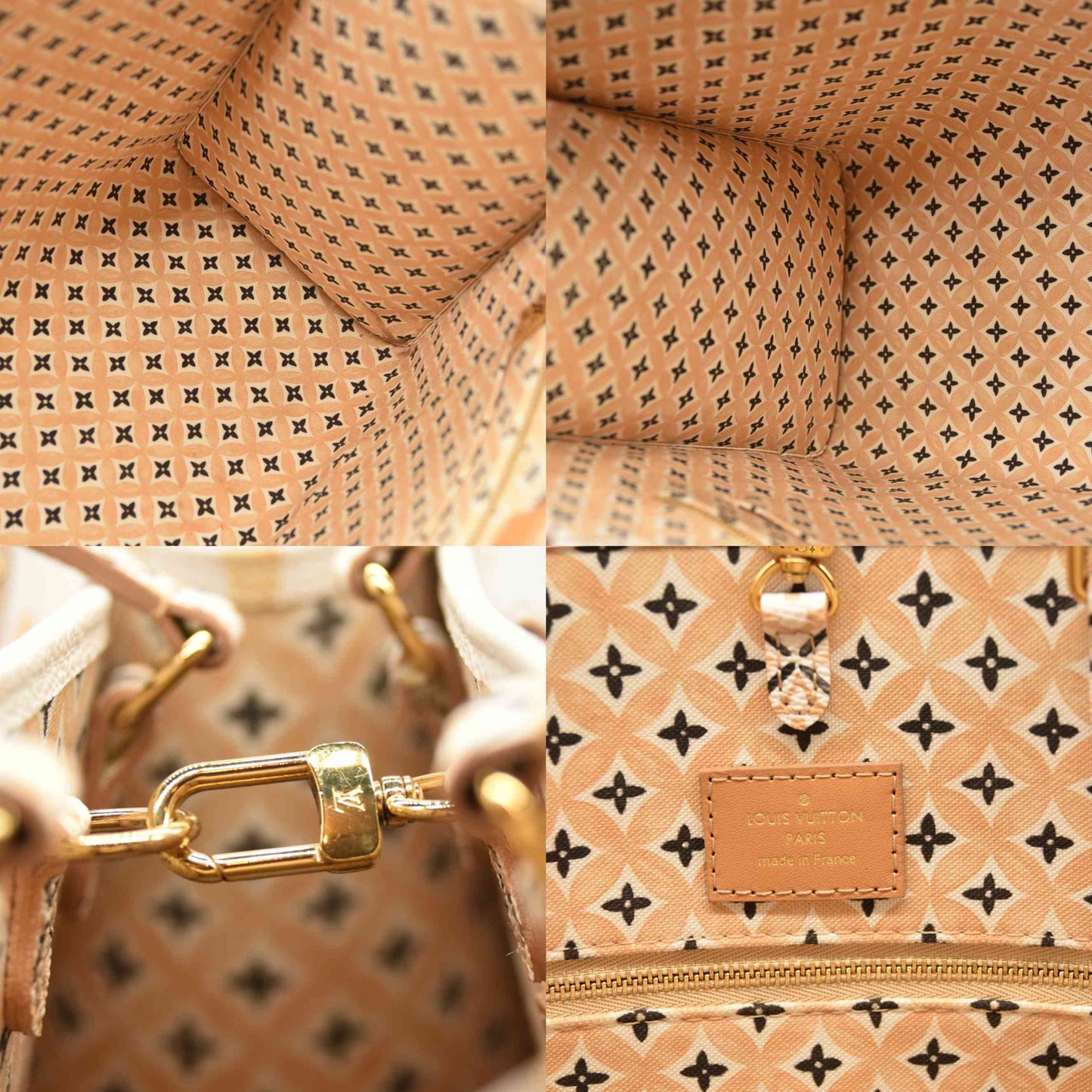 Louis Vuitton  Monogram Giant By The Pool 2.0 Onthego MM Beige RFID