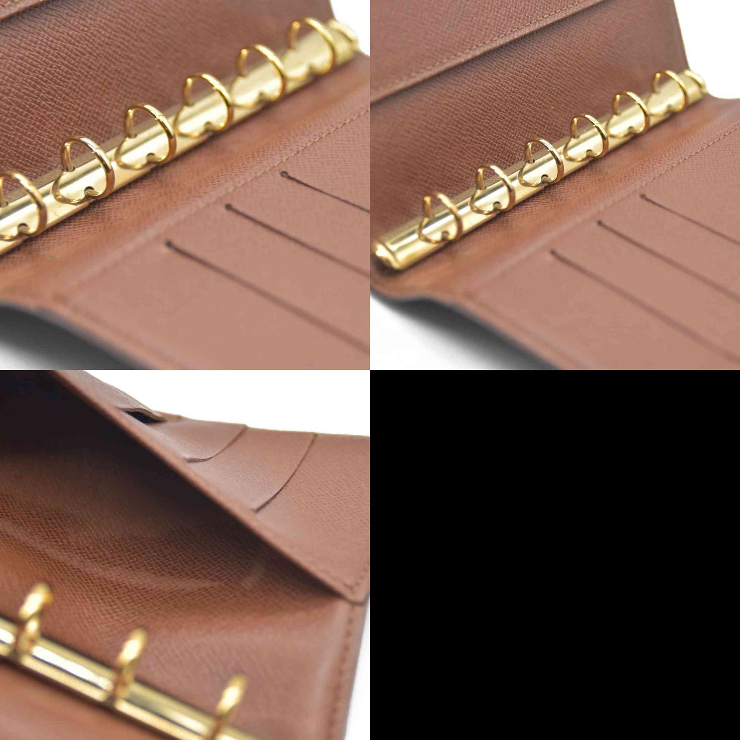 AUCTION $495 Louis Vuitton Monogram Agenda PM Notebook Cover Brown SP1909