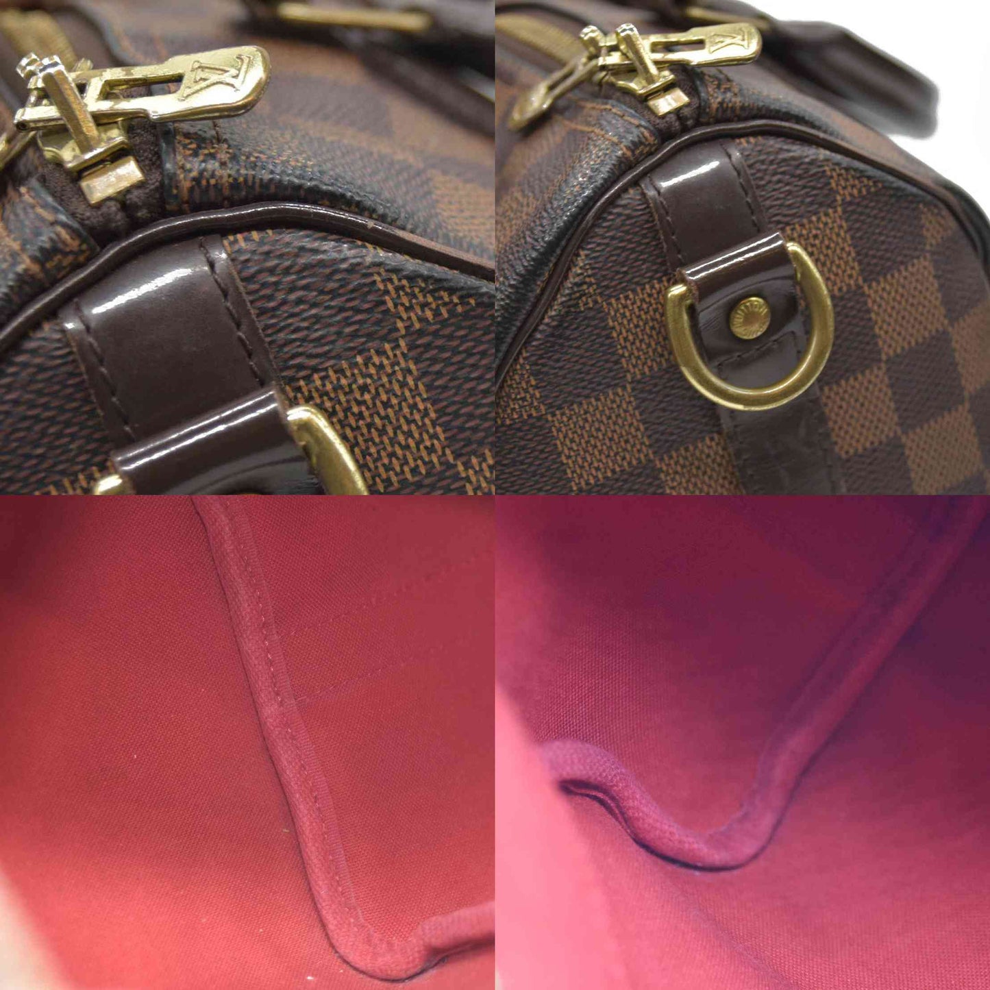 Louis Vuitton  Damier Ebene Speedy Bandouliere 25