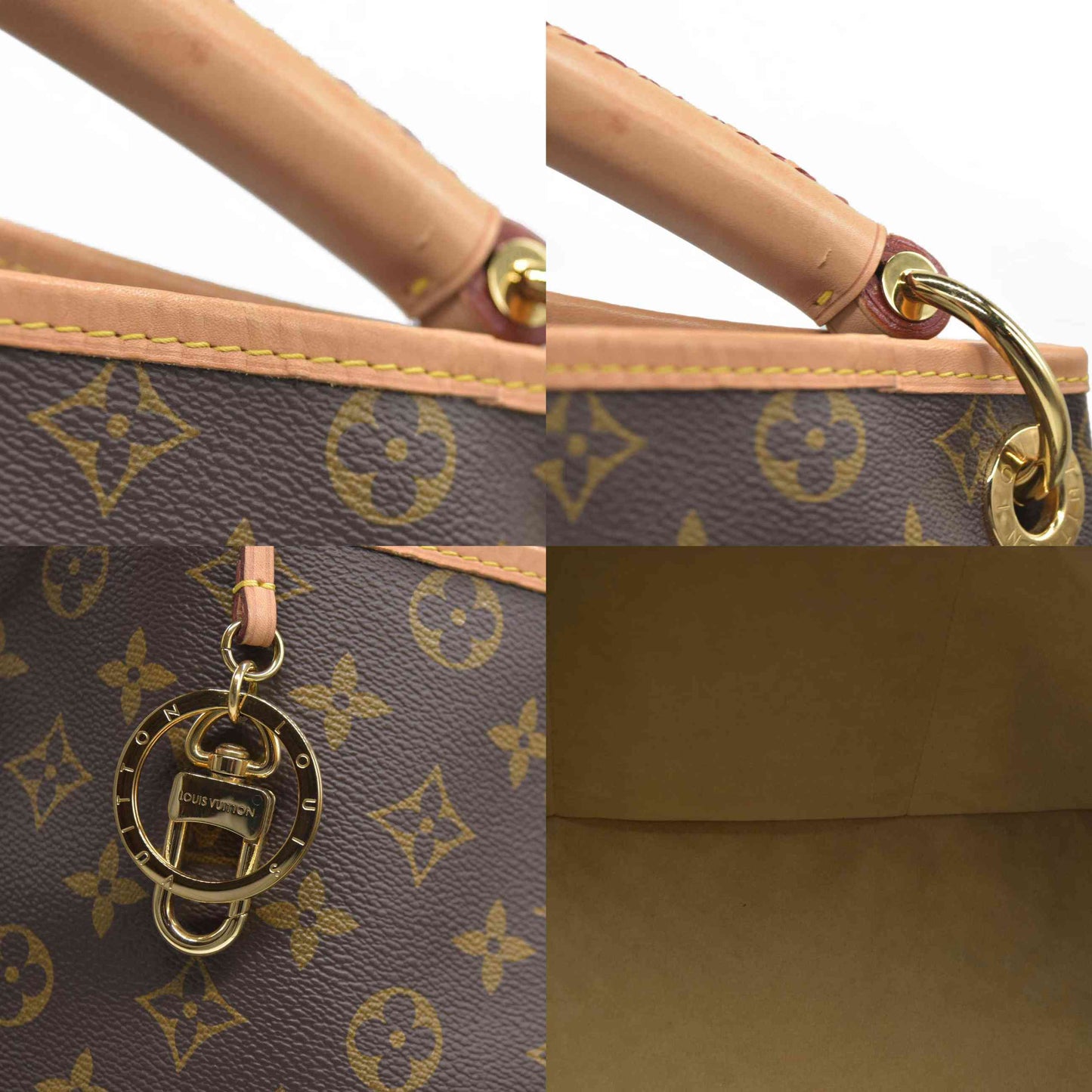 $2950 Louis Vuitton Monogram Artsy MM NM CA3189 2019