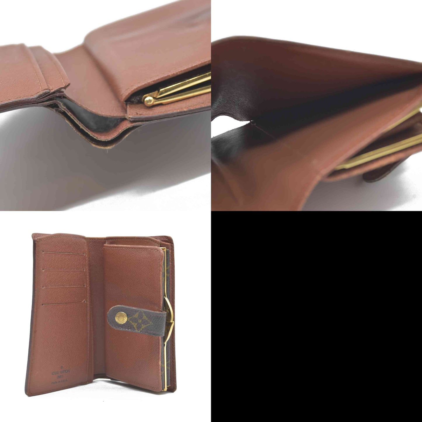 AUCTION $750 Louis Vuitton  Monogram French Purse Wallet SD0061