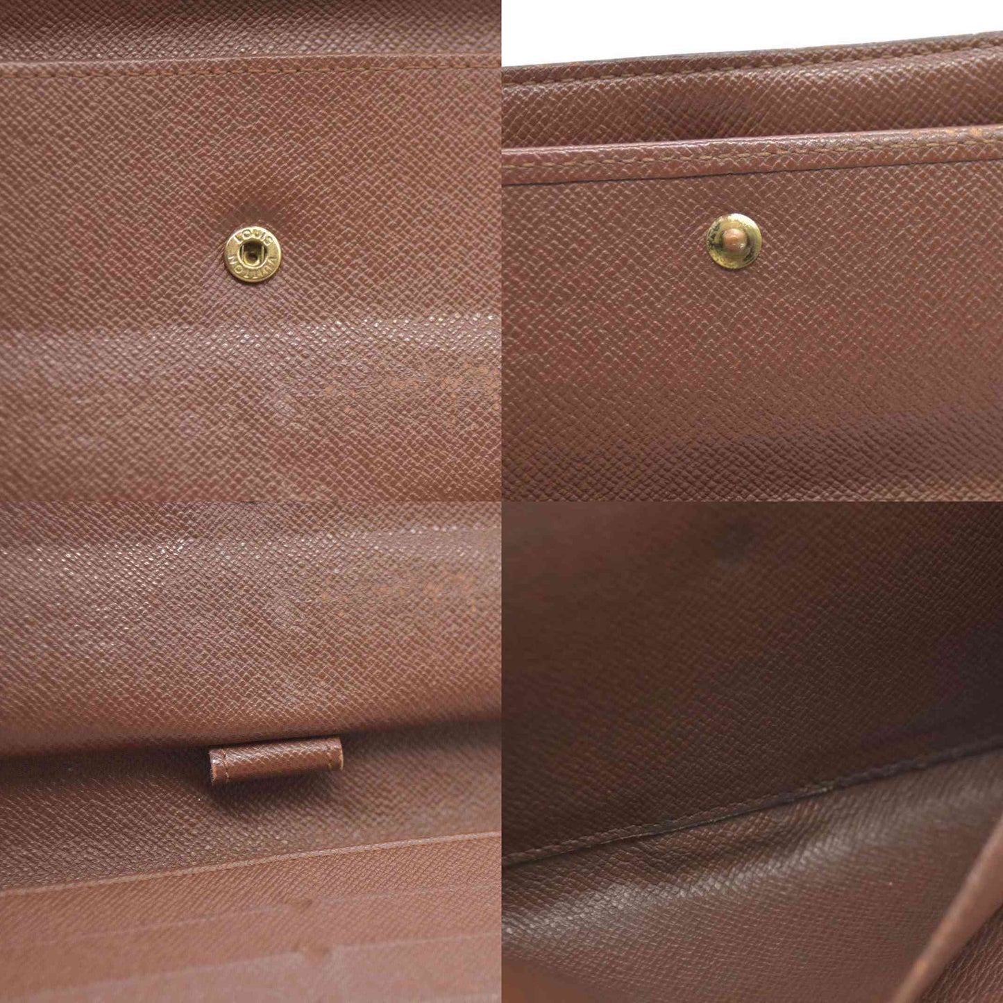 Louis Vuitton Monogram Porte Tresor International Trifold Long Wallet TH0073