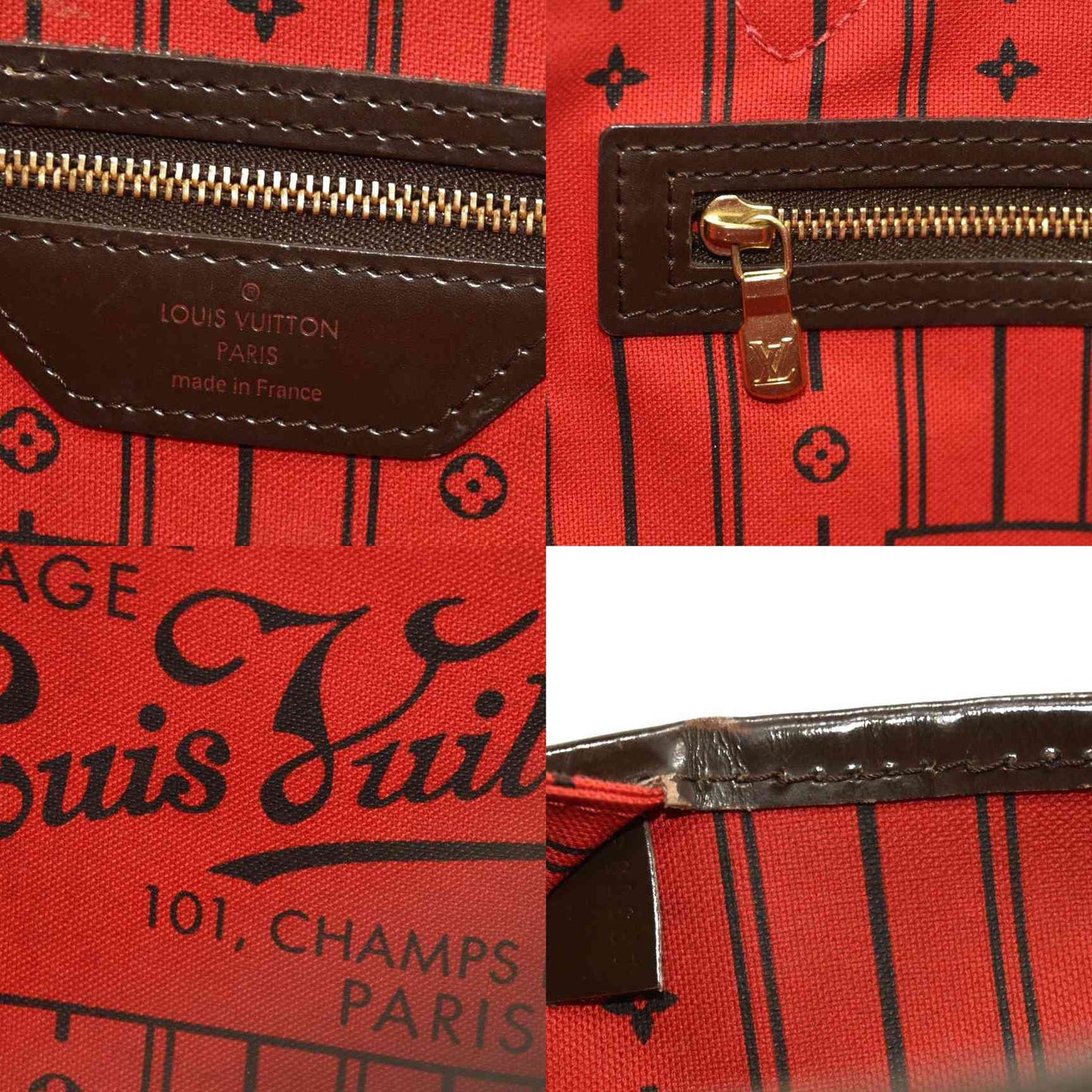 Louis Vuitton  Damier Ebene Neverfull MM AR3099