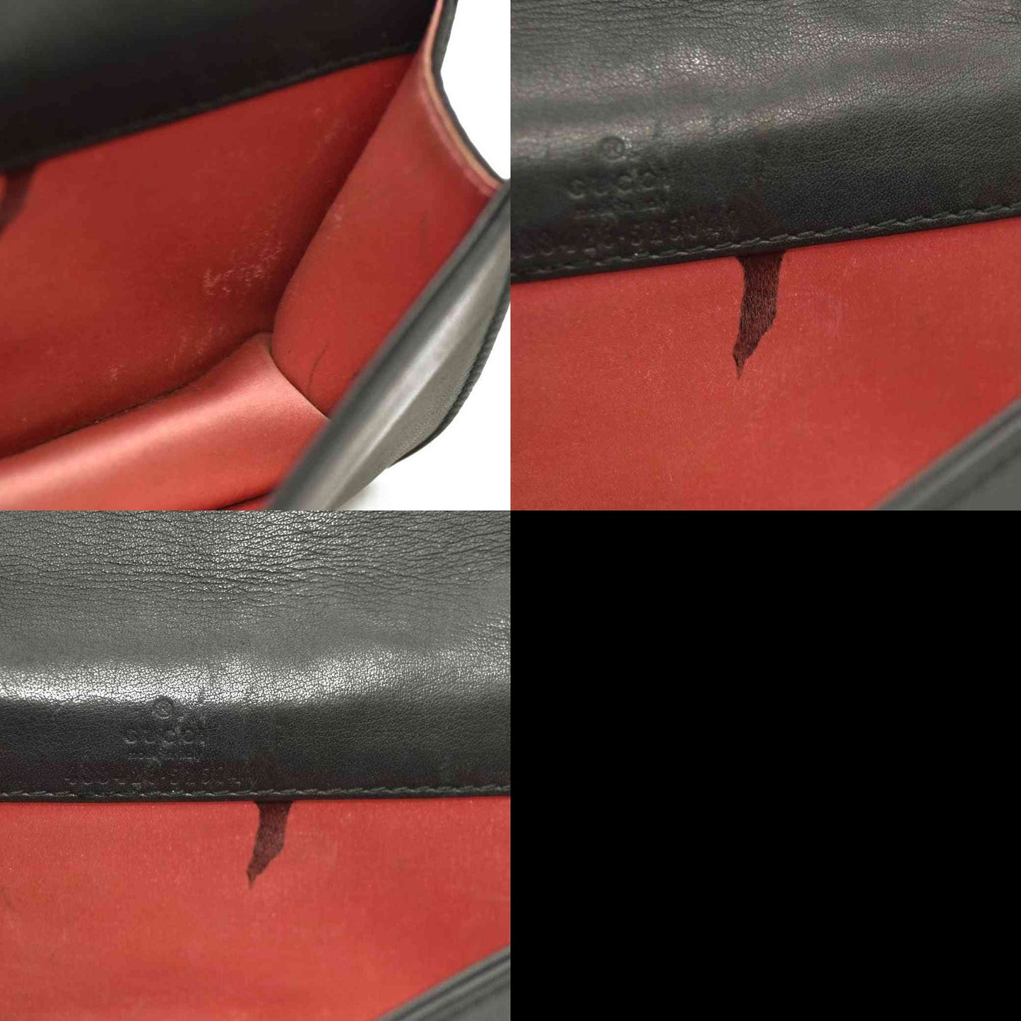 Gucci  Velvet Matelasse GG Marmont Mini Bag Black