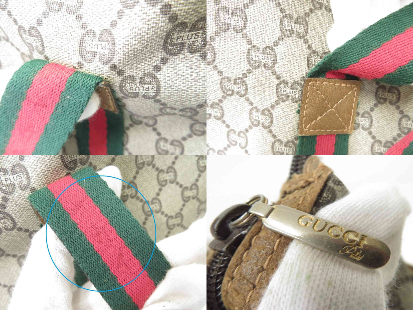 Gucci Gucci Plus Sherry Line PVC Leather Tote Shoulder Bag
