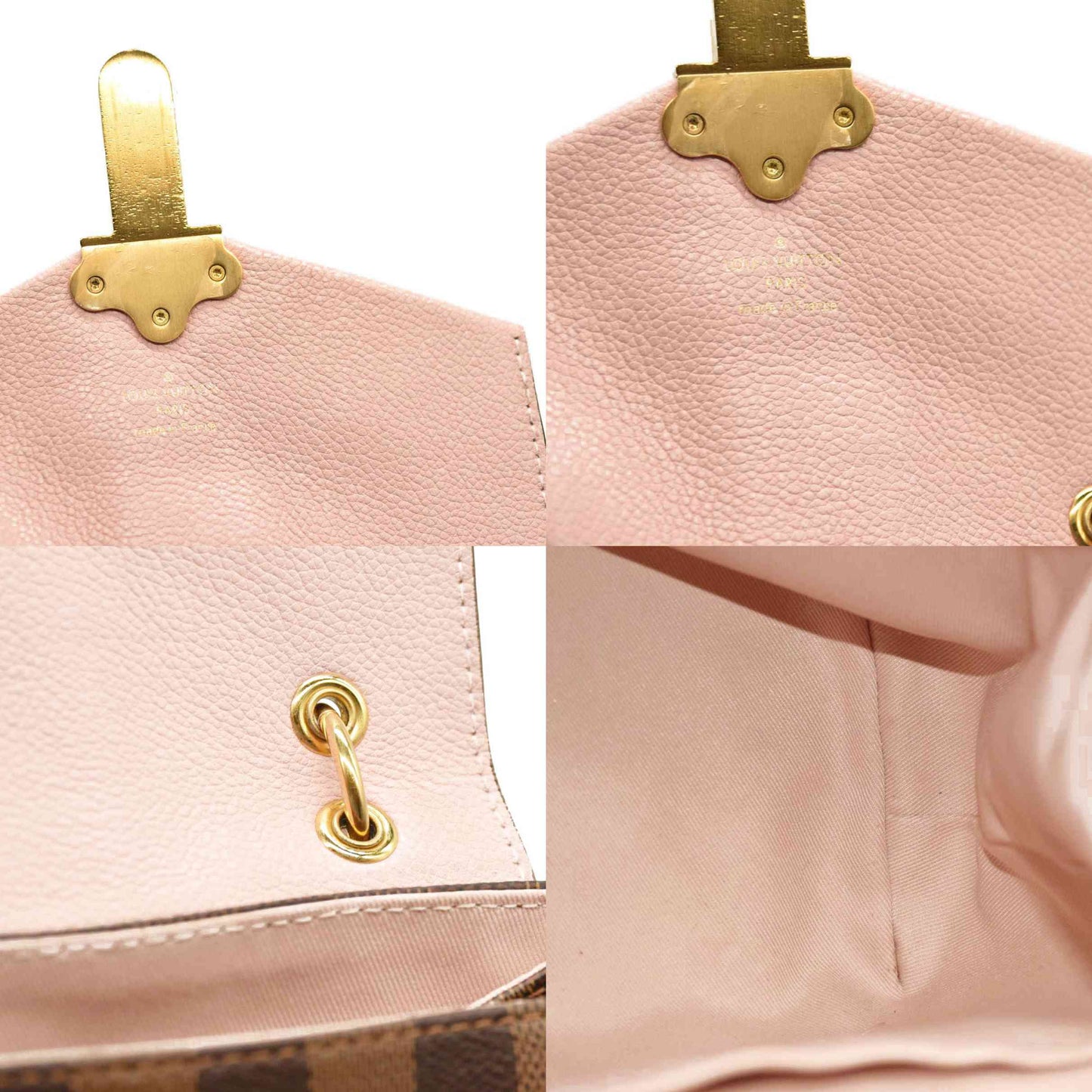 Louis Vuitton  Damier Ebene Clapton Backpack Magnolia