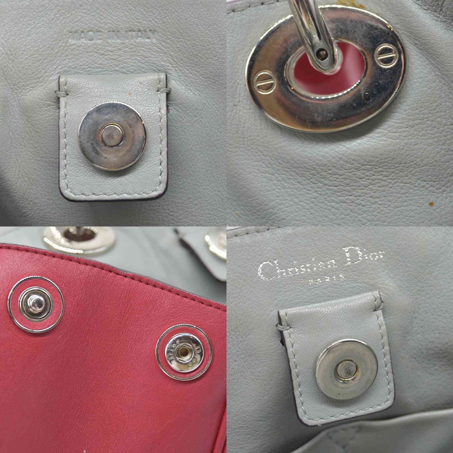 $5100 Christian Dior Smooth Calfskin Large Diorissimo Tote Pink 09MA0172