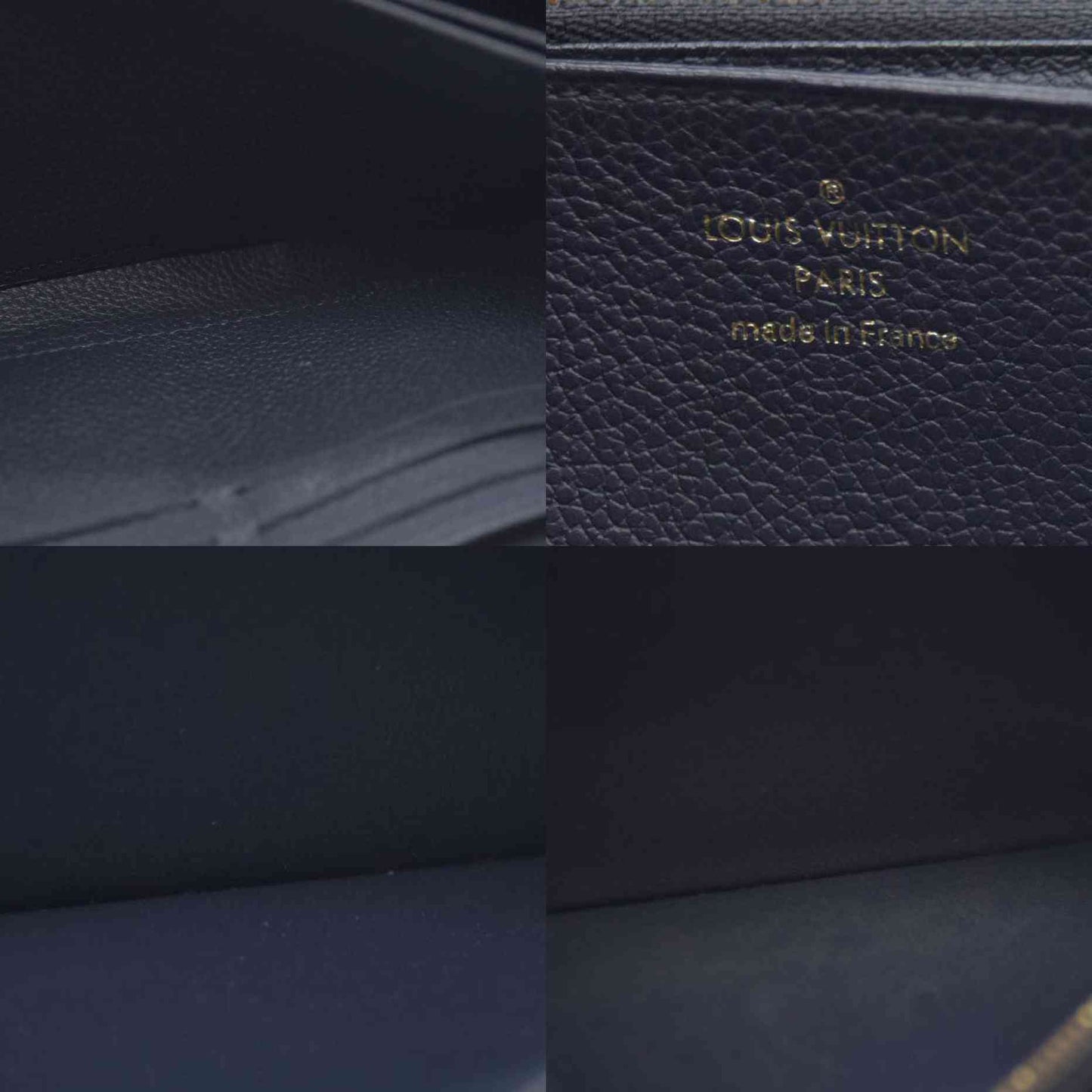 Louis Vuitton  Empreinte Zippy Wallet Marine Rouge $1170