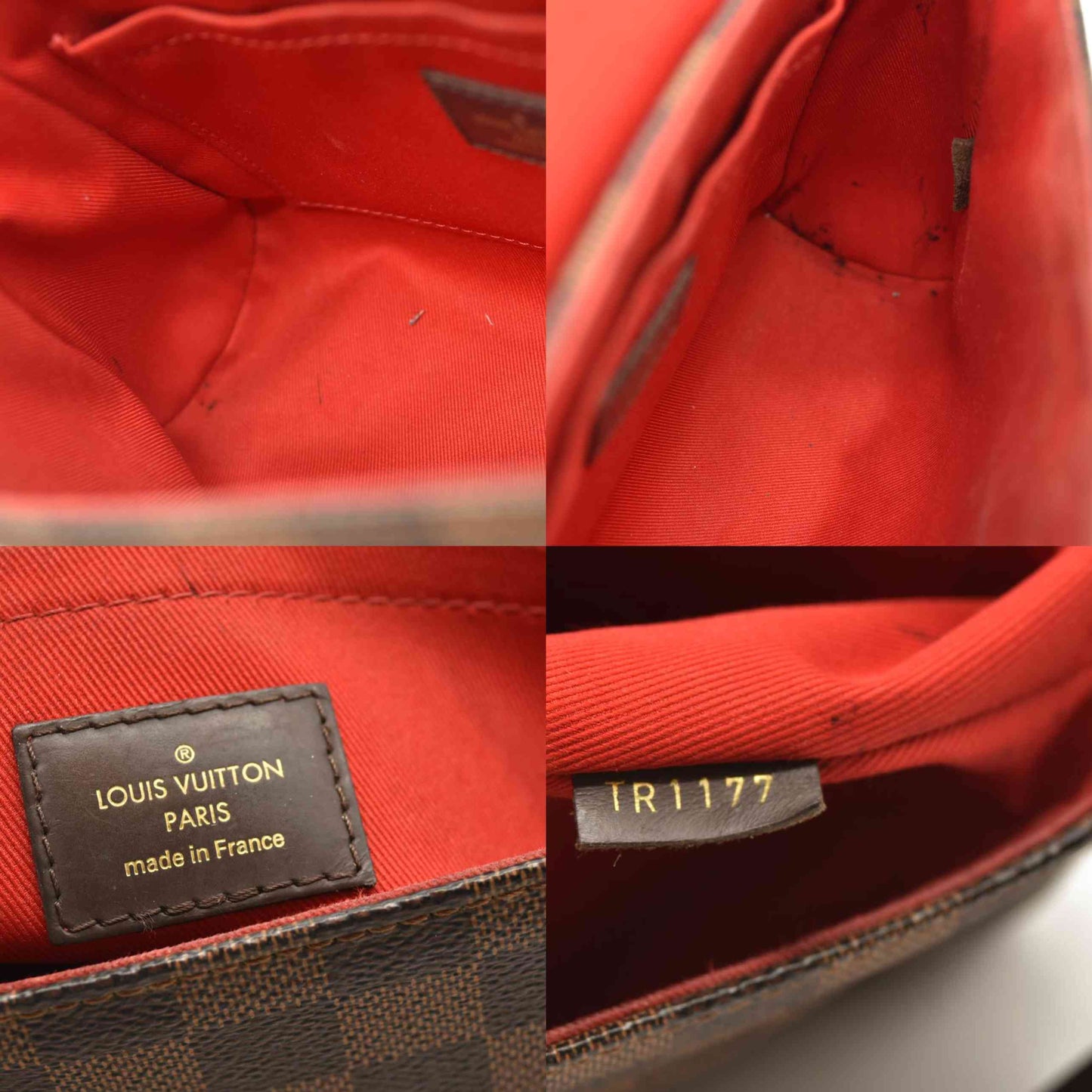 LOUIS VUITTON Damier Ebene Croisette