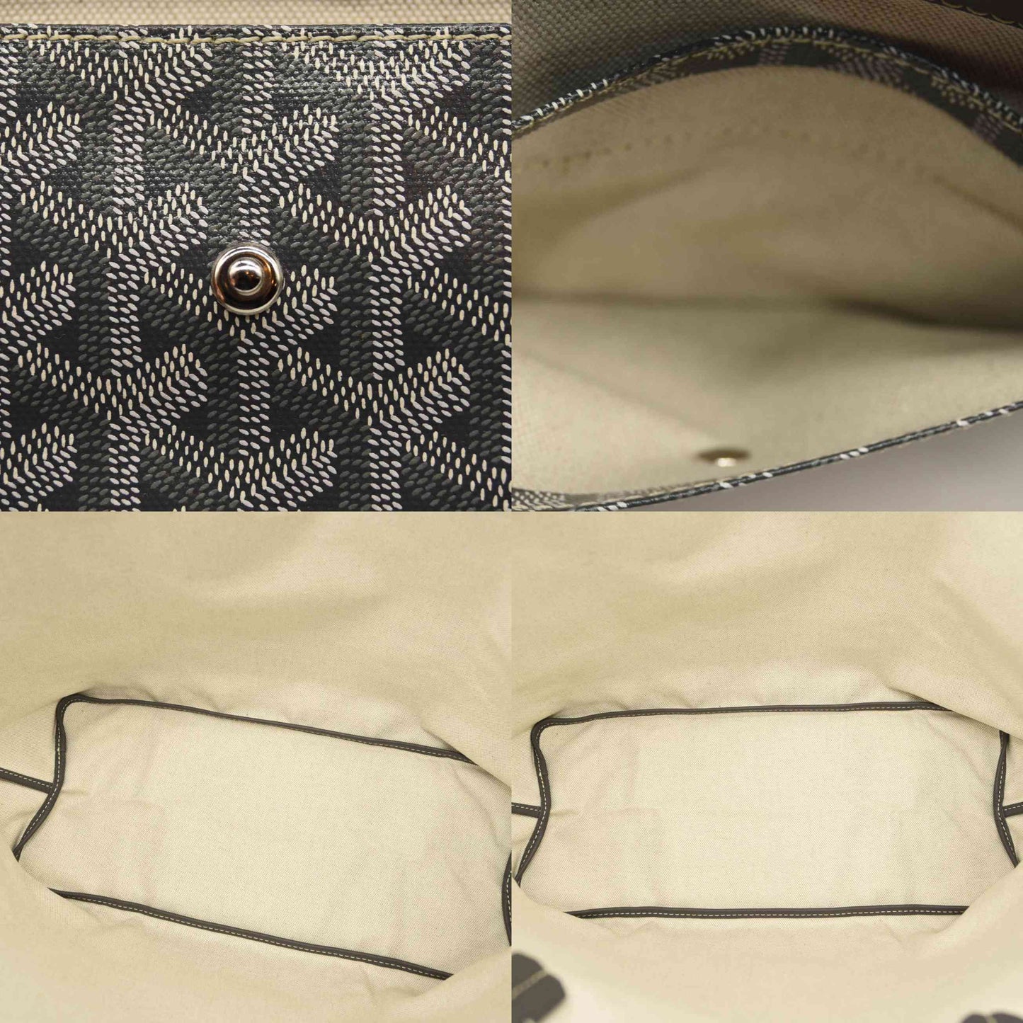 NEW GOYARD Goyardine Saint Louis PM Grey