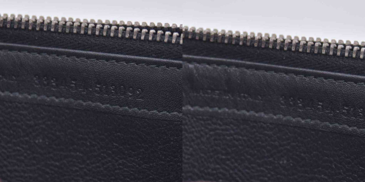 $1250 Yves Saint Laurent YSL Saint Laurent Studded Long Wallet CONSIGNMENT 10020881