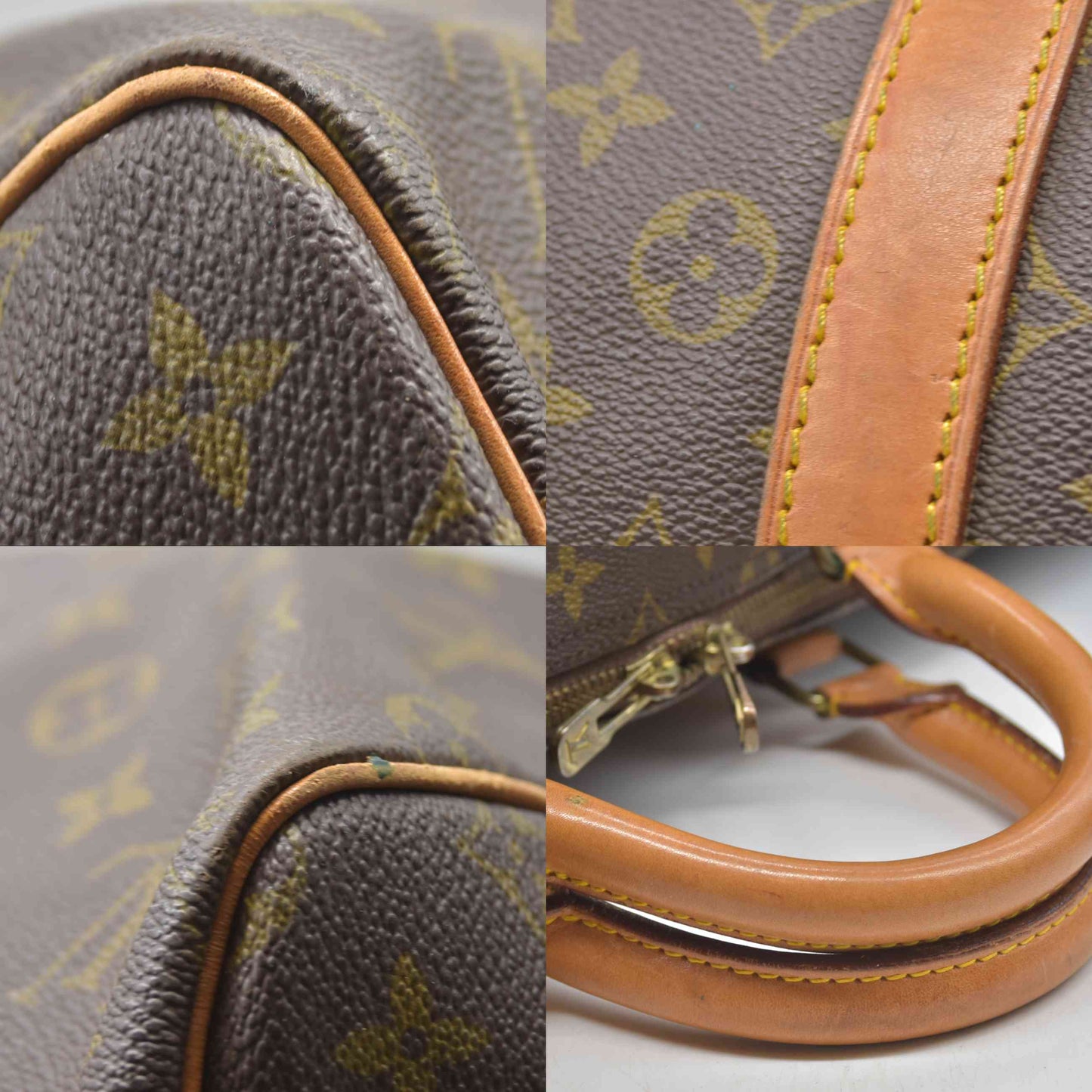 $2280 LOUIS VUITTON Monogram Keepall 55 Boston Bag 842SD
