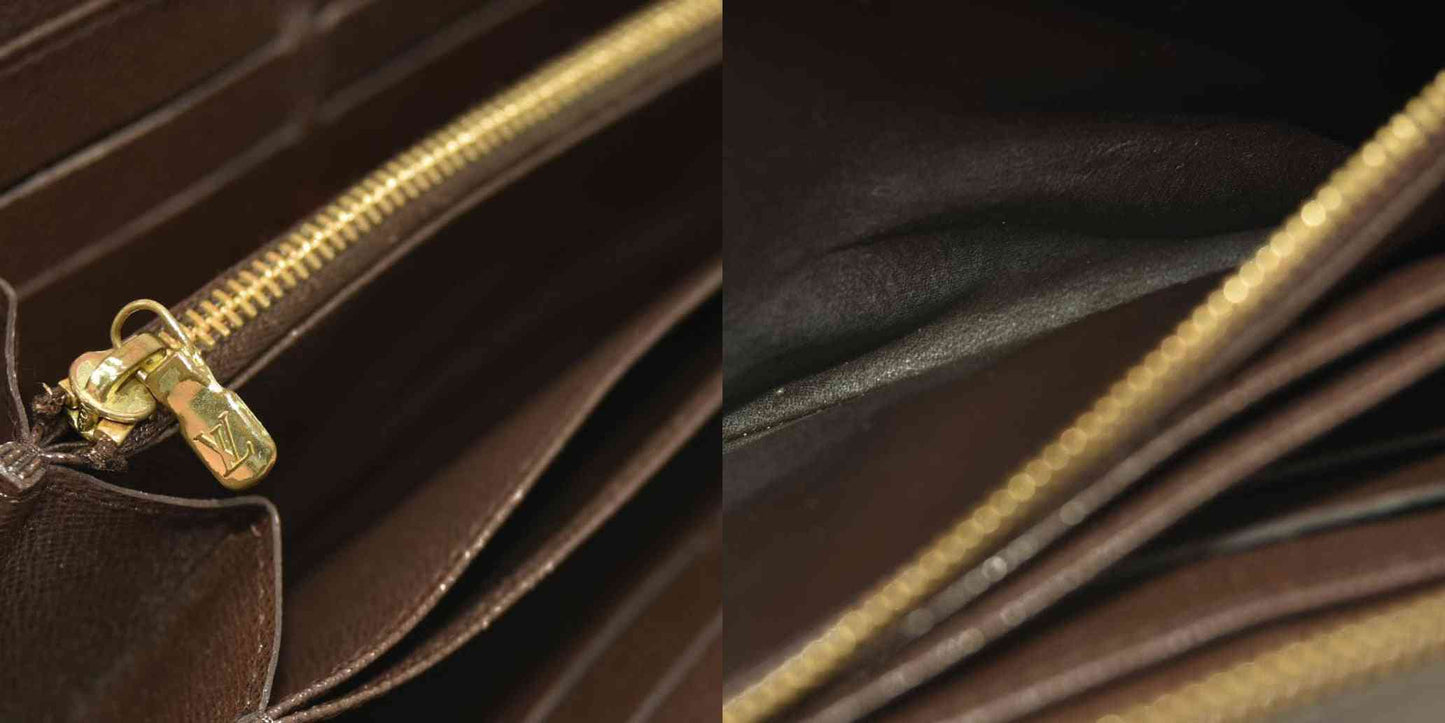 Louis Vuitton  Damier Ebene Zippy Wallet CA2079