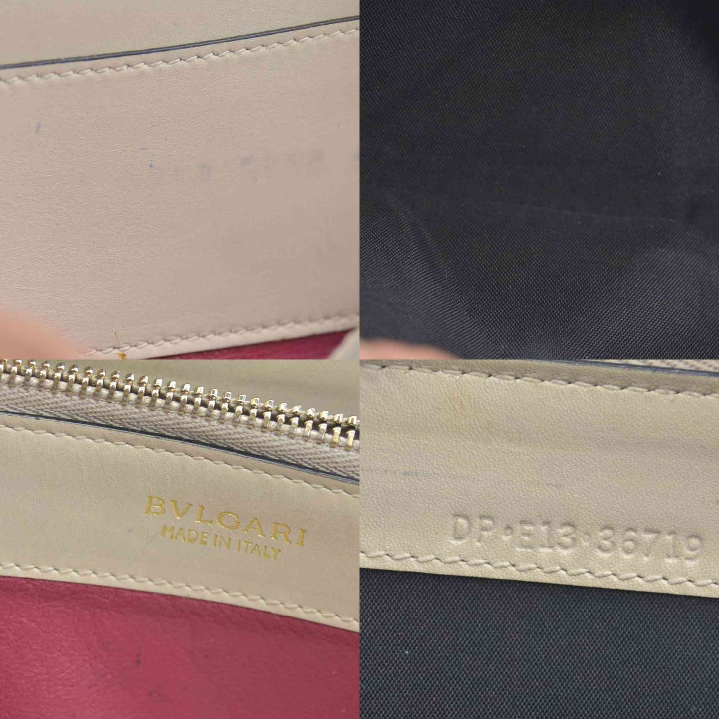 $840 Bvlgari Serpenti leather wallet CONSIGNMENT