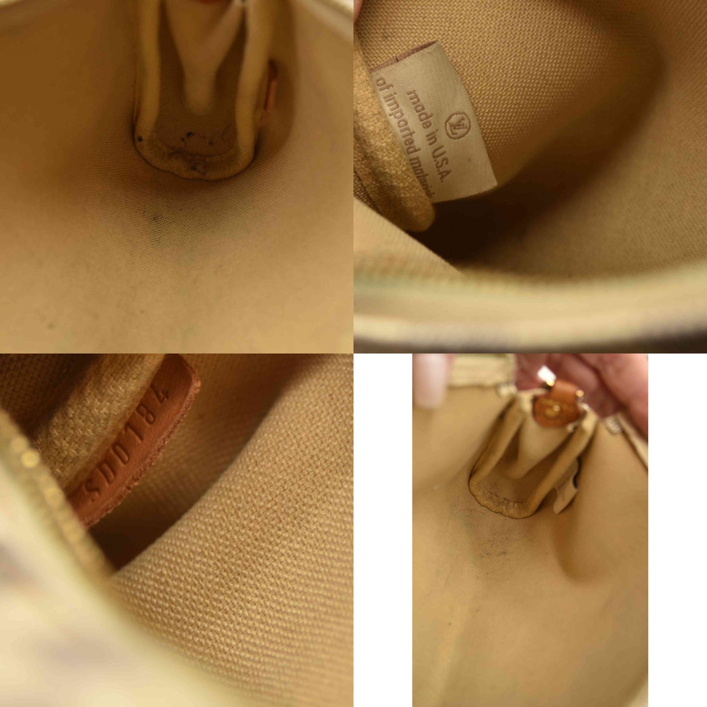 $1290 Louis Vuitton  Damier Azur Eva Clutch Crossbody SD0184