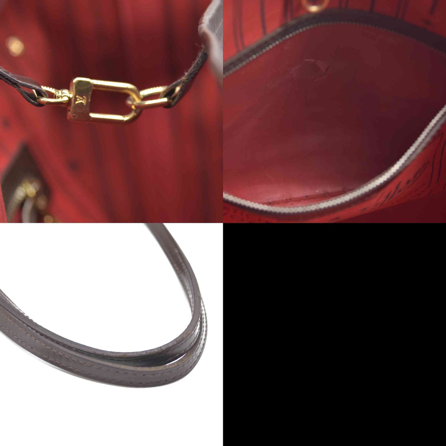 $2170 Louis Vuitton Damier Ebene Neverfull MM CA3140 2010