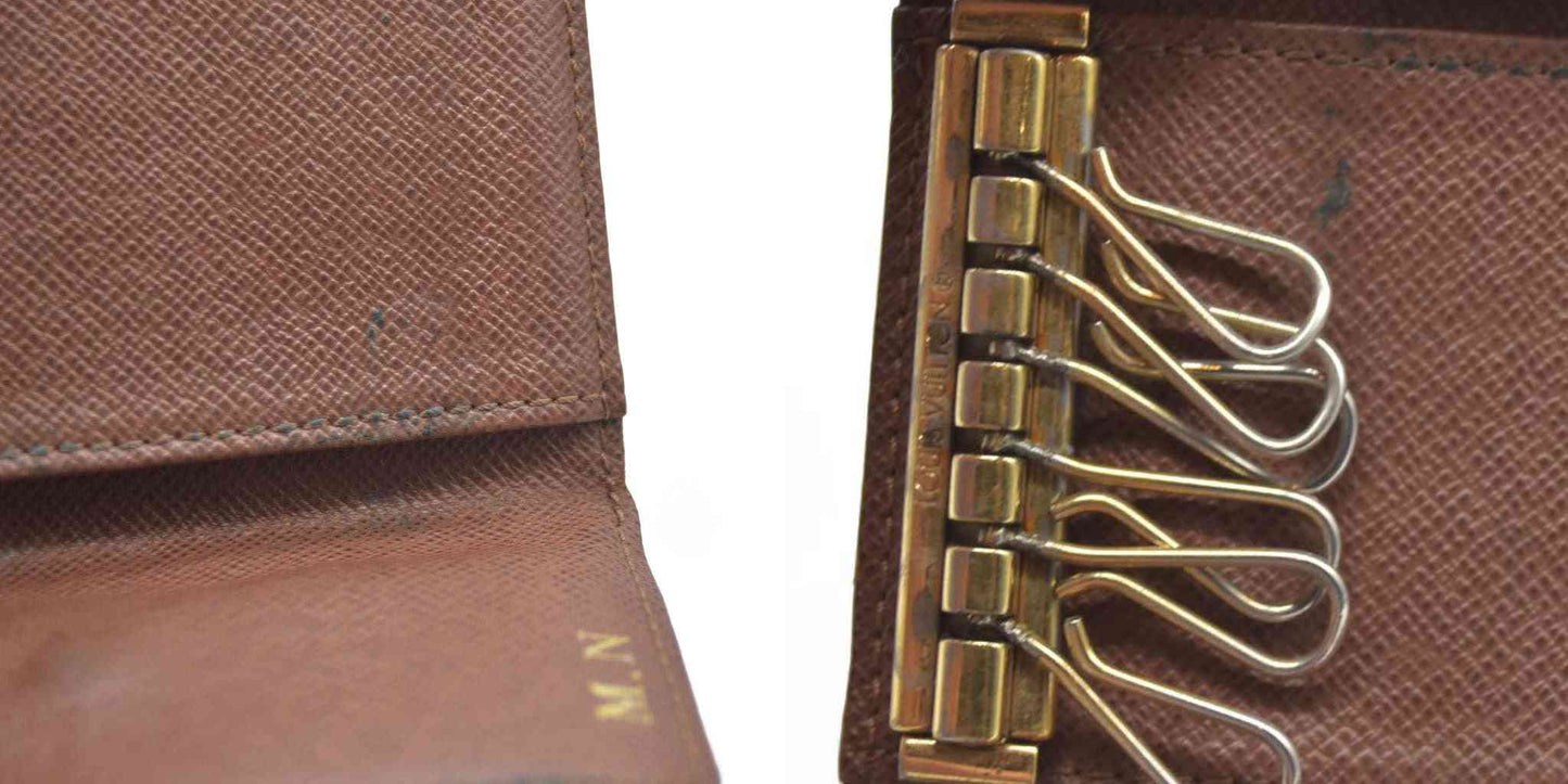 AUCTION $345 Louis Vuitton Monogram Multiles 6 Ring Key Holder