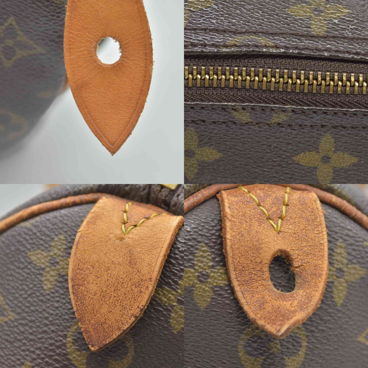 $1700 1985 Louis Vuitton Monogram Speedy 35 MB852